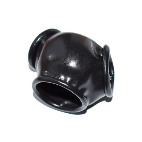 Rubberfashion Latex Scrotum - Anatomical Latex Scrotum Cuff for Men 3 x 3.8 cm