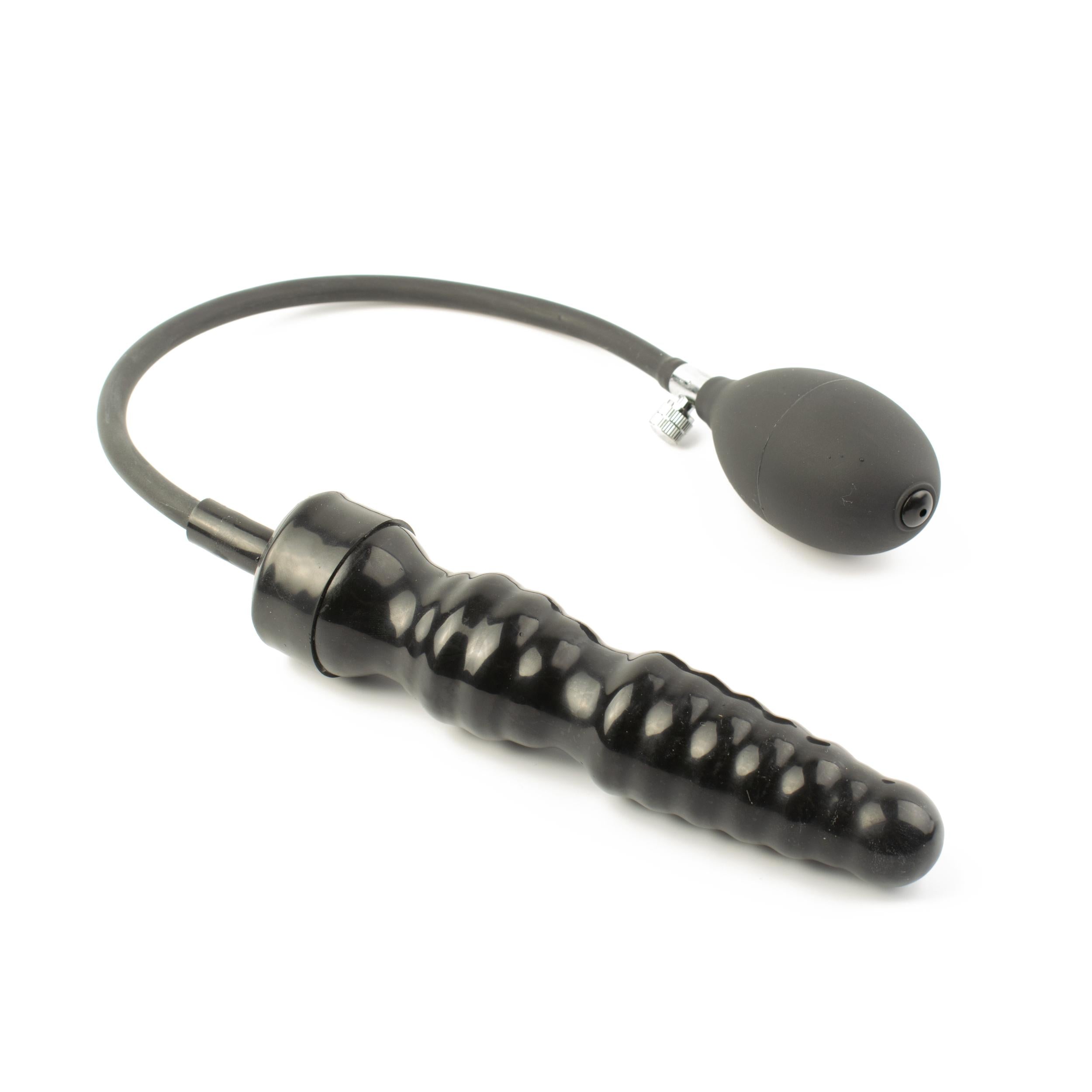 Rubberfashion Latex Analdildo aufblasbar, aufblasbarer Midi gerippter Anal Butt Dildo mit Pumpe fr Frauen und Mnner 17 x 4,1cm Rubberfashion Latex Analdildo aufblasbar, aufblasbarer Midi gerippter Anal Butt Dildo mit Pumpe fr Frauen und Mnner 17 x 4,1cm