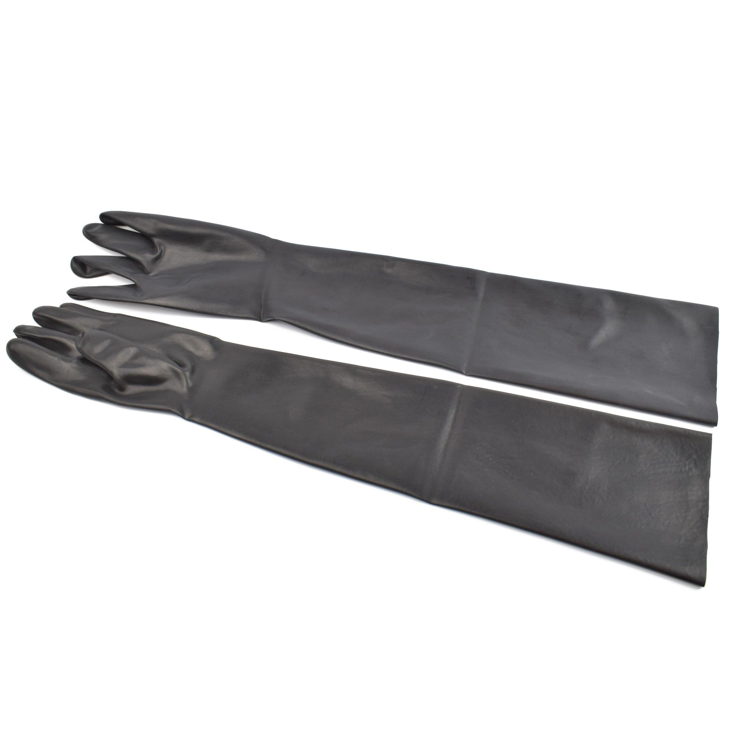 Rubberfashion lange Latex Handschuhe - Latexhandschuhe lang bis zum Oberarm für Damen und Herren Paar