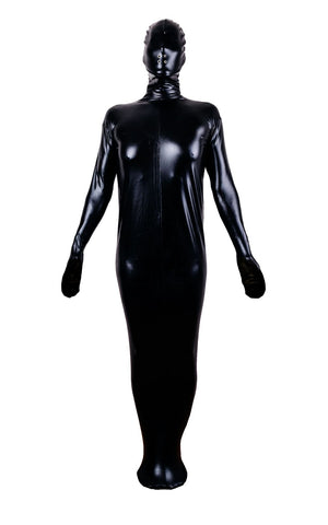 Kunstleder Bondagesack - Extrem Schlafsack mit Maske und langen Armen für Damen und Herren