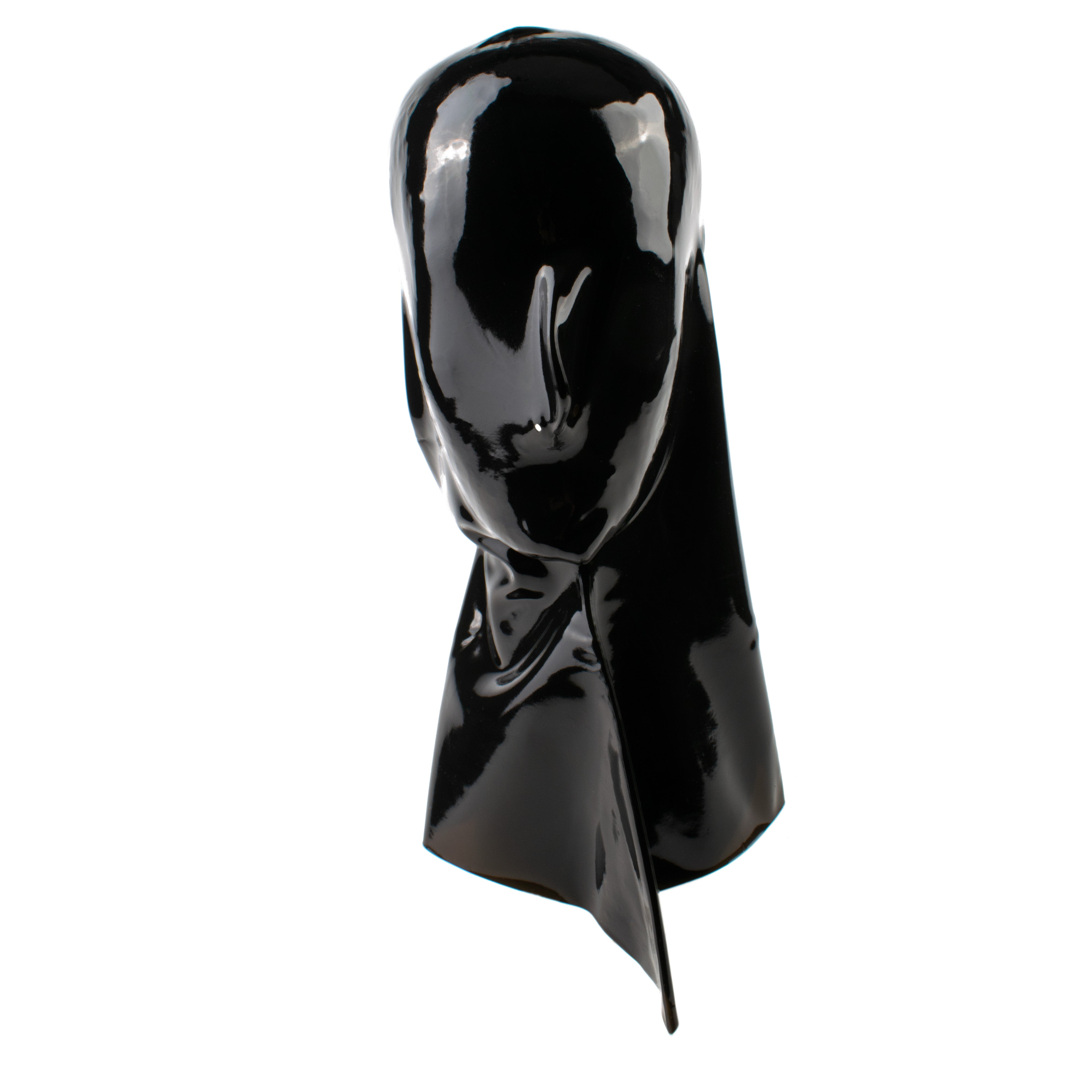 Rubberfashion Latex Henker Maske - Latexmaske Haube mit Öffnungen für Nase für Damen und Herren