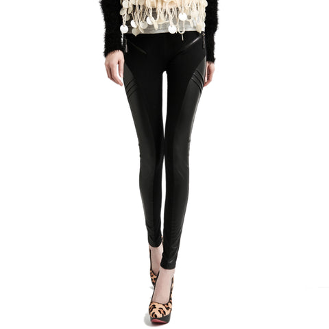 Rubberfashion Leggings Women Matt - Sexy Leggings Opaque Wetlook Metallic - 80s Legging for Women