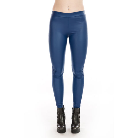 Rubberfashion Shiny Leggings Women - Sexy Low Waist - Pants Hip Leggins for Women Women