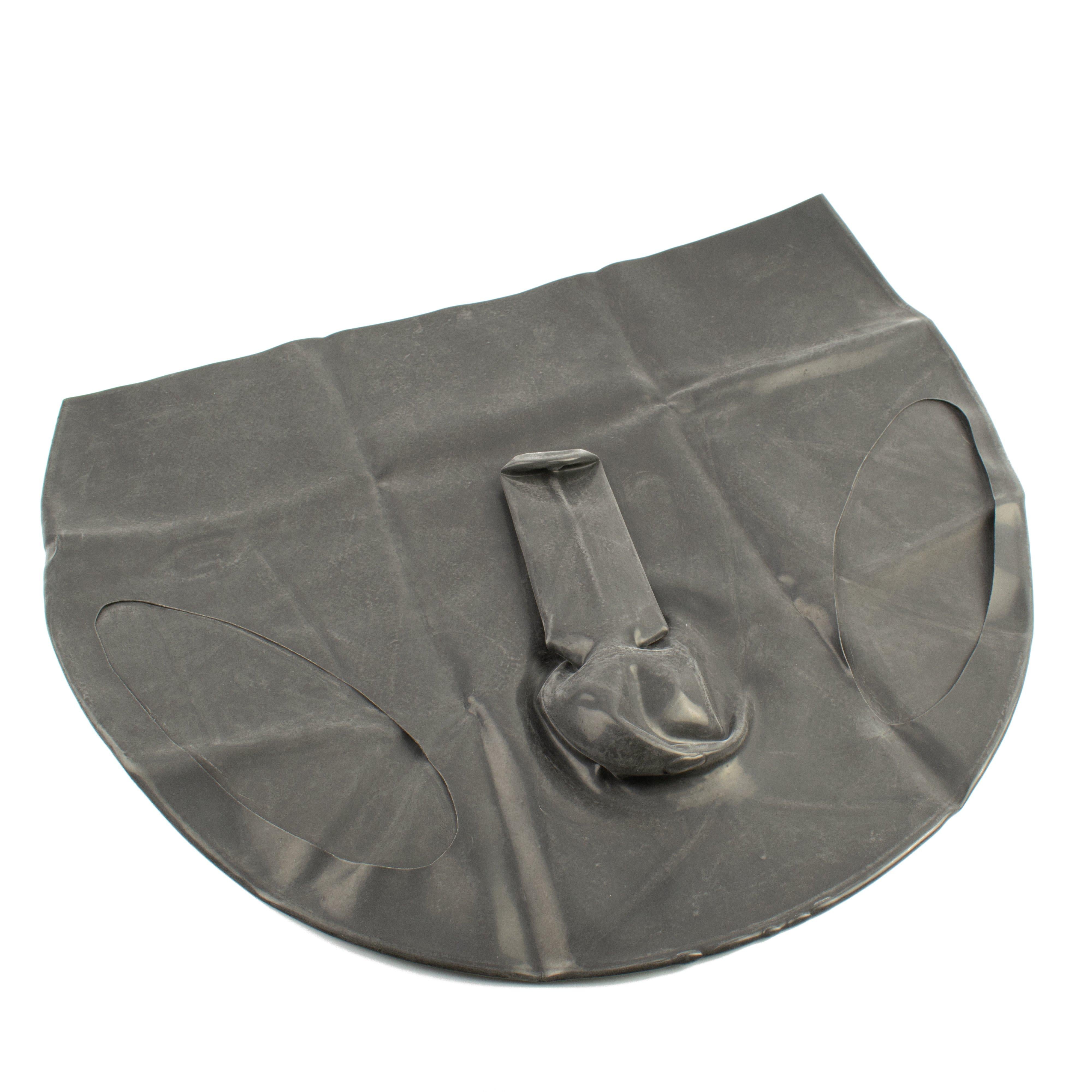 Rubberfashion Latex Slip - Kurze sexy Hot Pants mit Penishülle - Reizwäsche Dessous für den Herren