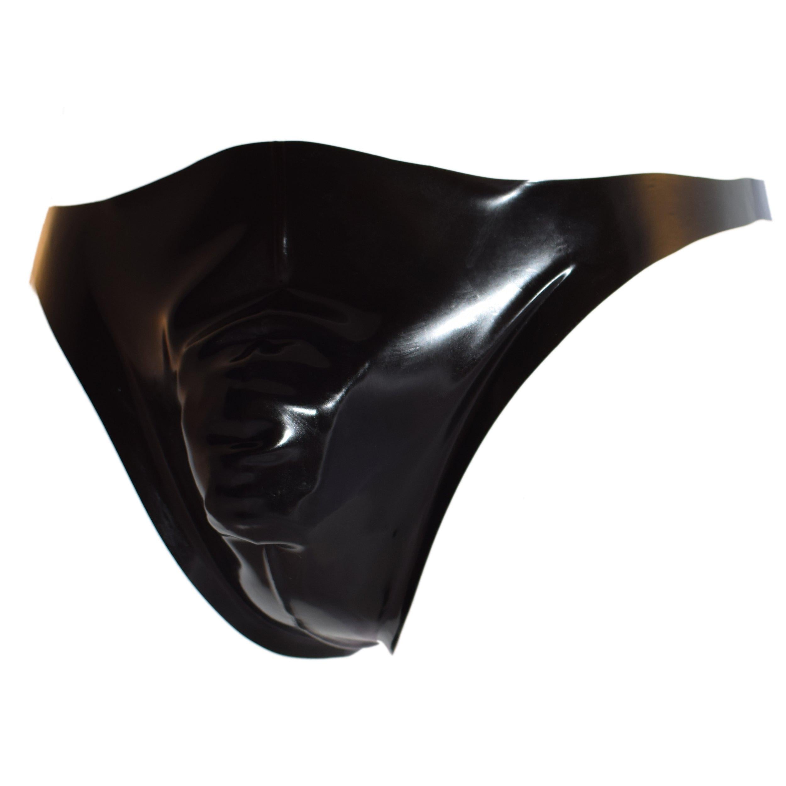 Rubberfashion Latex String - sexy String Tanga mit Ausbuchtung - Rubber Slip - Latex Dessous für Herren