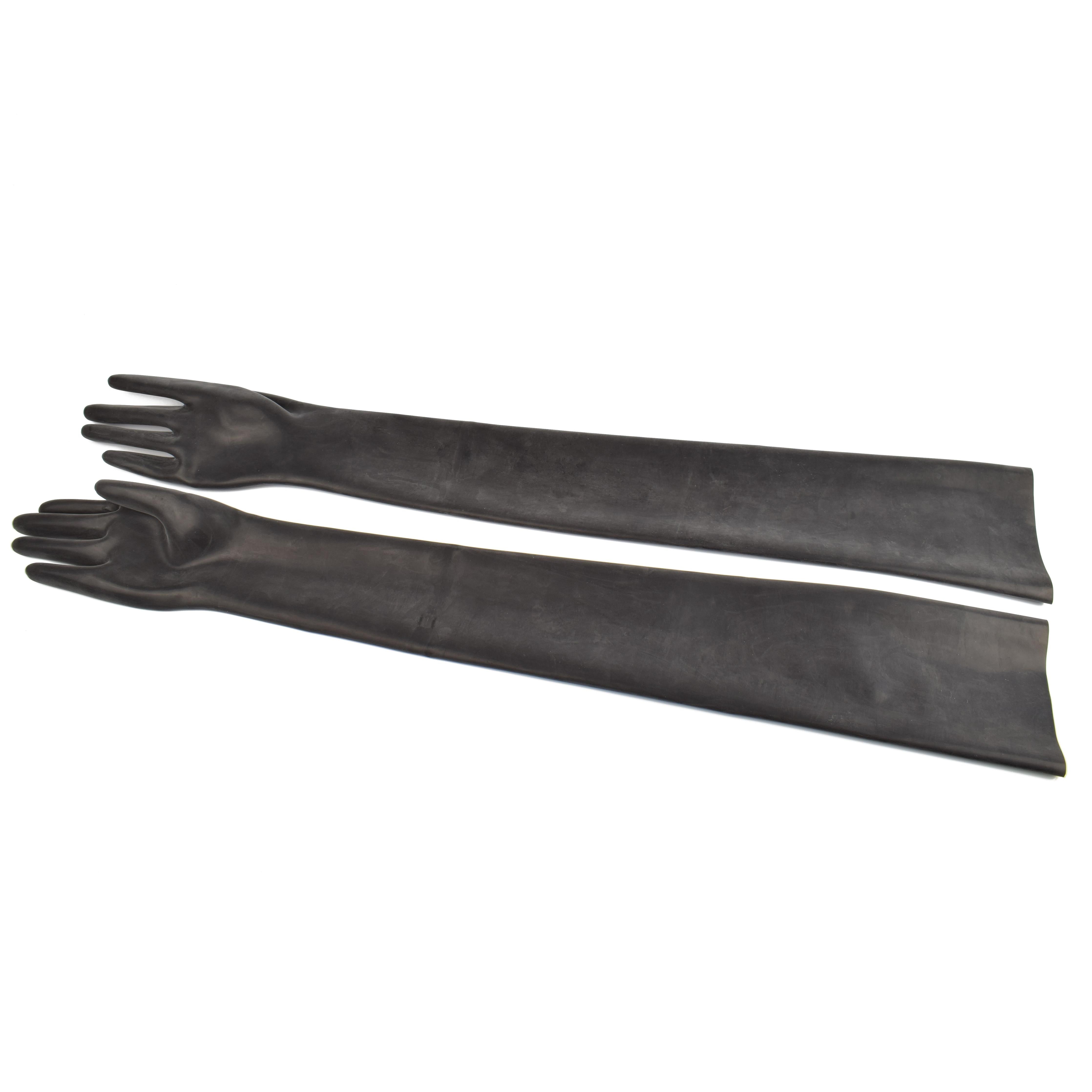 Rubberfashion Latex Handschuhe lang - Sexy Rubber Gloves - Sex Latexhandschuhe für Damen und Herren Paar