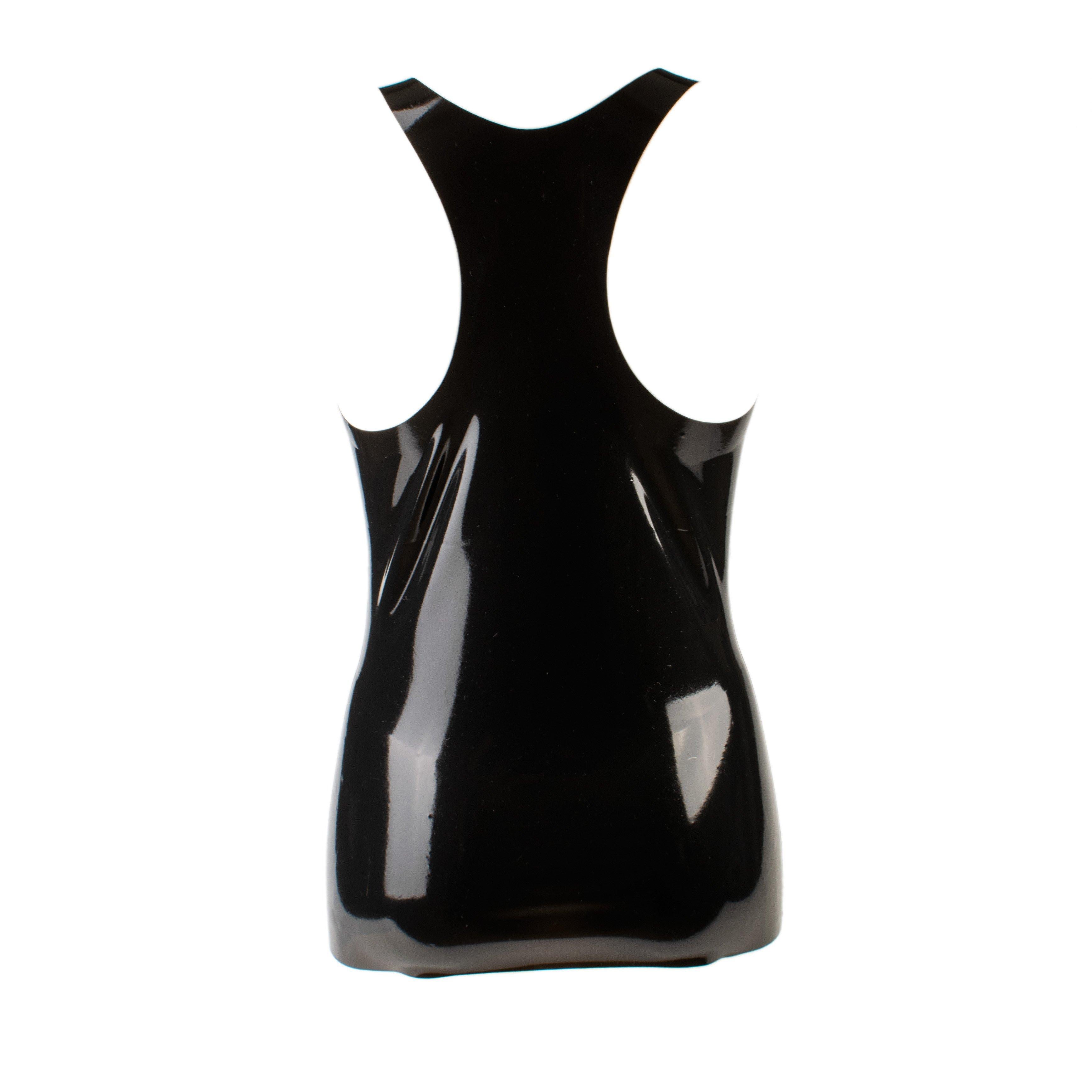 Rubberfashion Latex Oberteil kurz - sexy Latex Bustier - Muskelbetont -Rubber Shirt für Damen und Herren