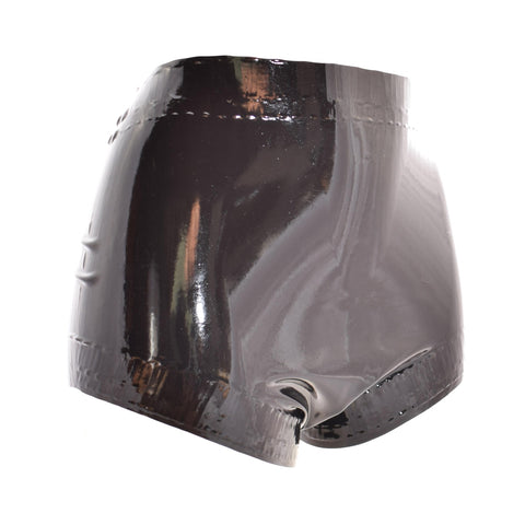 Rubberfashion Latex Slip - Sexy Baby Rubber Slip - Short Hotpants with Ruffles - Latex Lingerie Women and Men