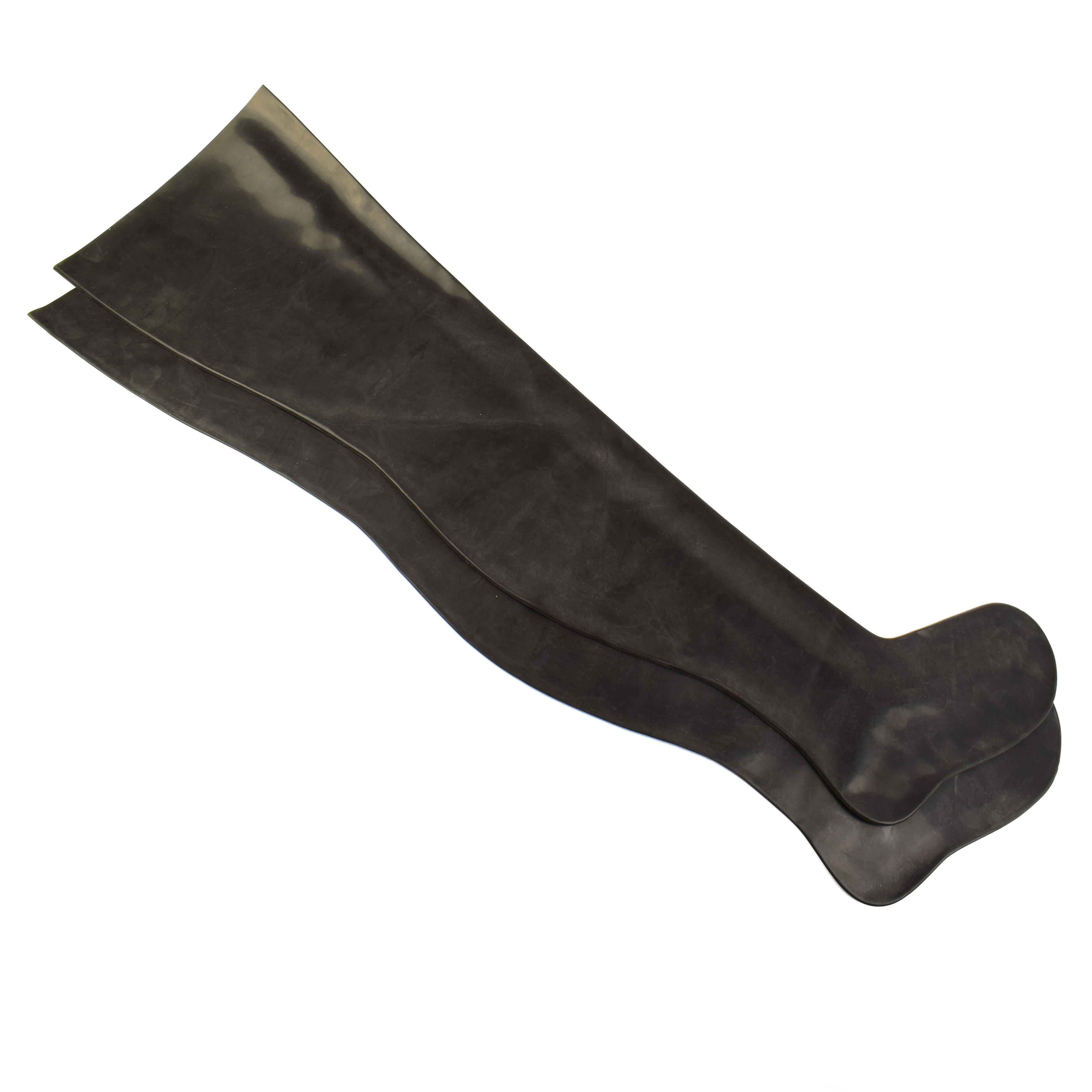 Rubberfashion Latex Strümpfe lang - Sexy Overknee Oberschenkel Strumpf Socken für Damen und Herren