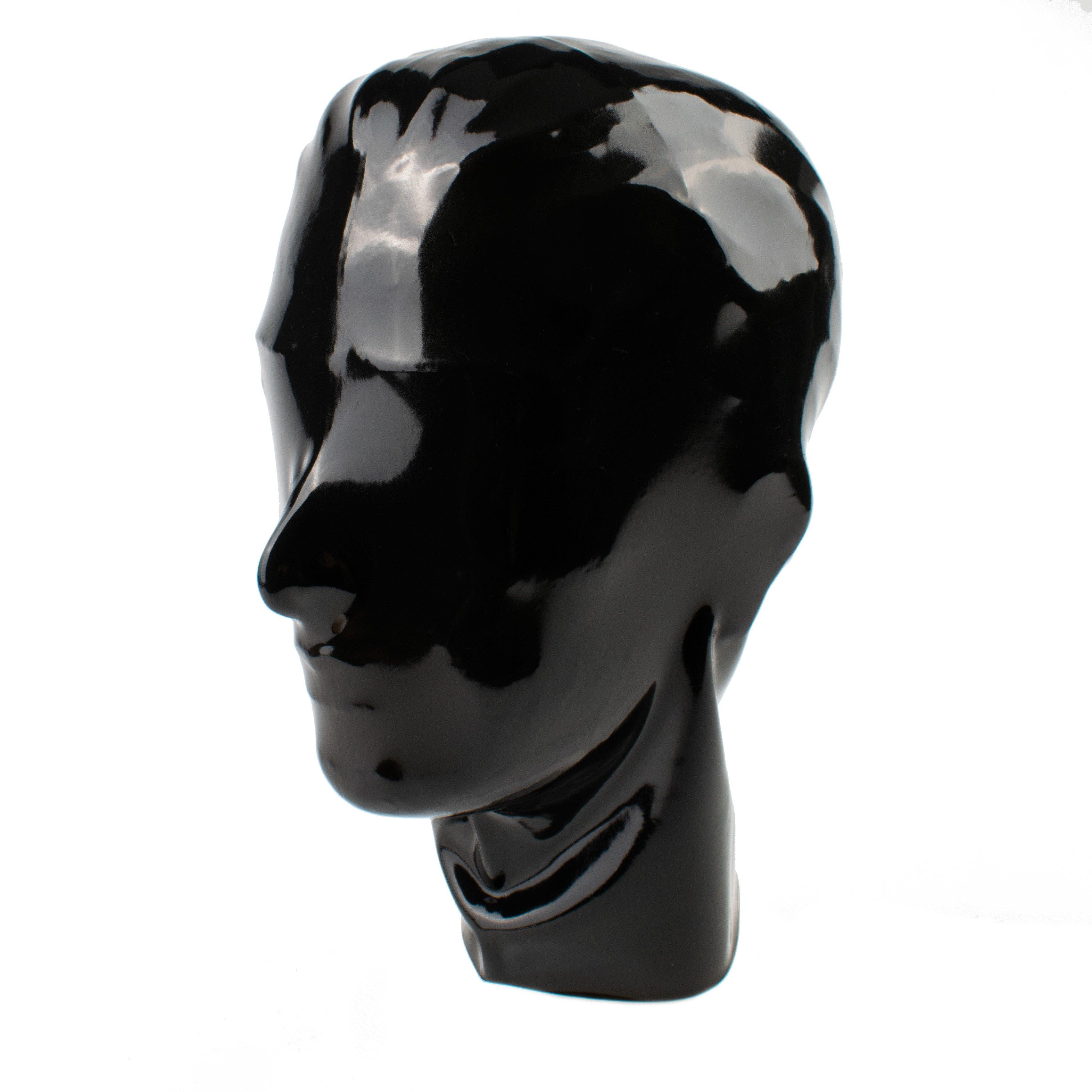Rubberfashion Latex Maske - Latexmaske Haube mit Öffnungen für Nase für Damen und Herren