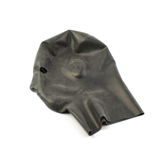 Rubberfashion Latex Maske Herren anatomisch - Latexmaske Haube mit Öffnungen für Augen und Nase für Männer