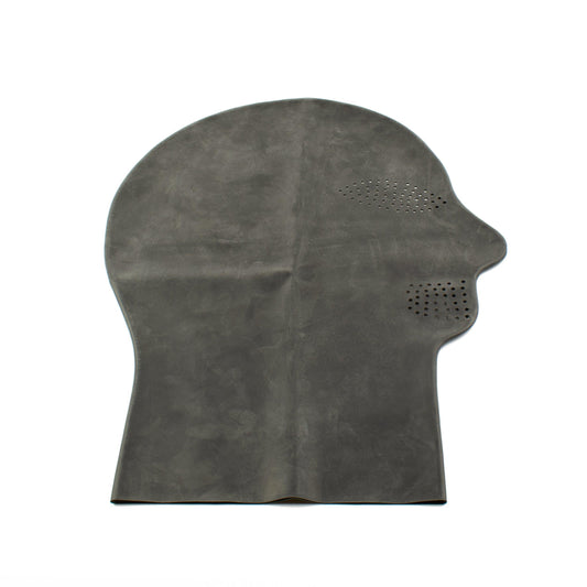 Rubberfashion Latex Maske Herren - Latexmaske Haube mit Perforation für Augen und Mund Öffnung für Männer