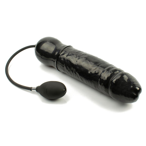 Rubberfashion Latex Anal Dildo - Inflatable Extremely Large Plug - Realistic Dildo XXXXL with Pump for Women and Men 33 x 71cm