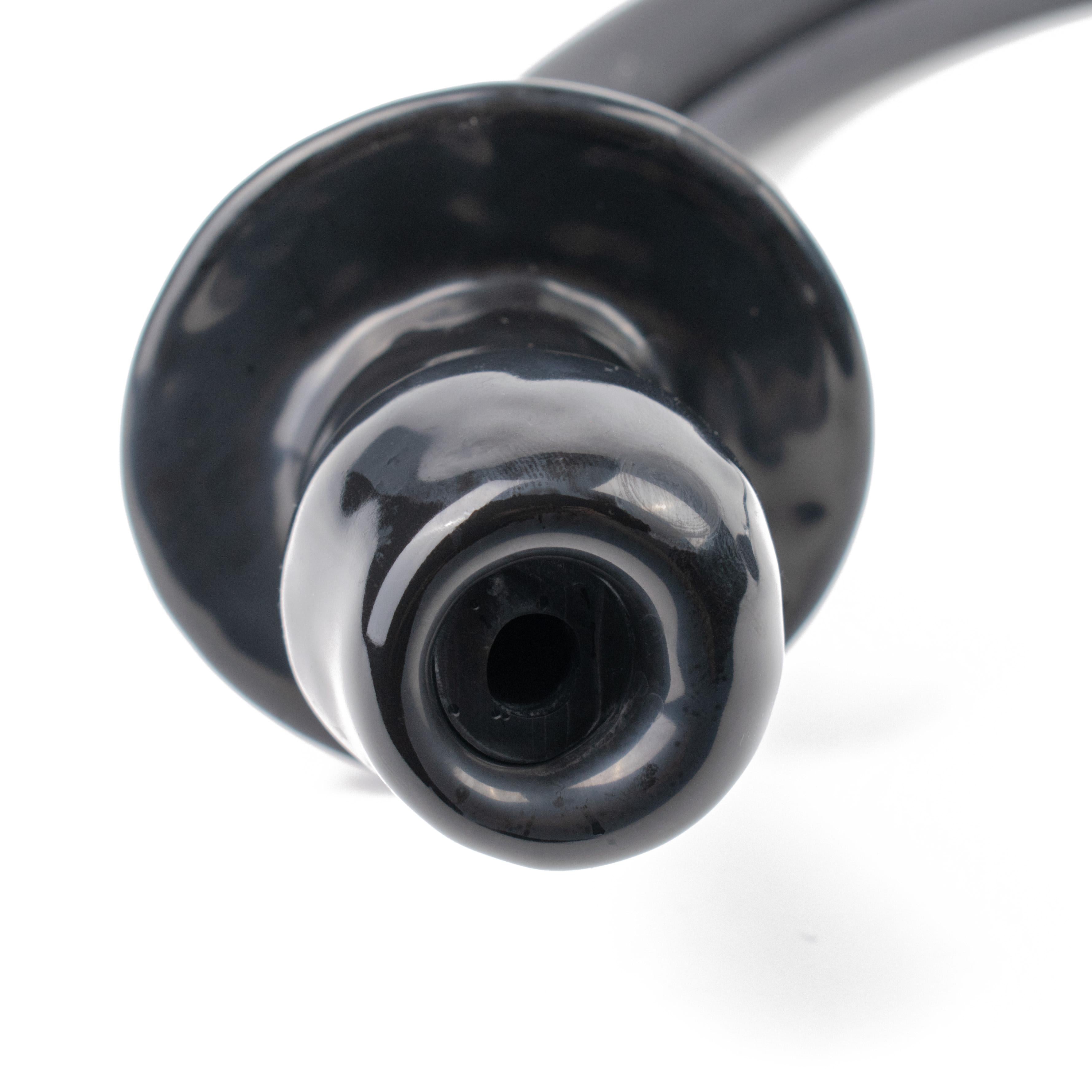 Rubberfashion Latex Knebel - Mundknebel aufblasbar - Gag mit Atemrohr und Pumpe für Damen und Herren