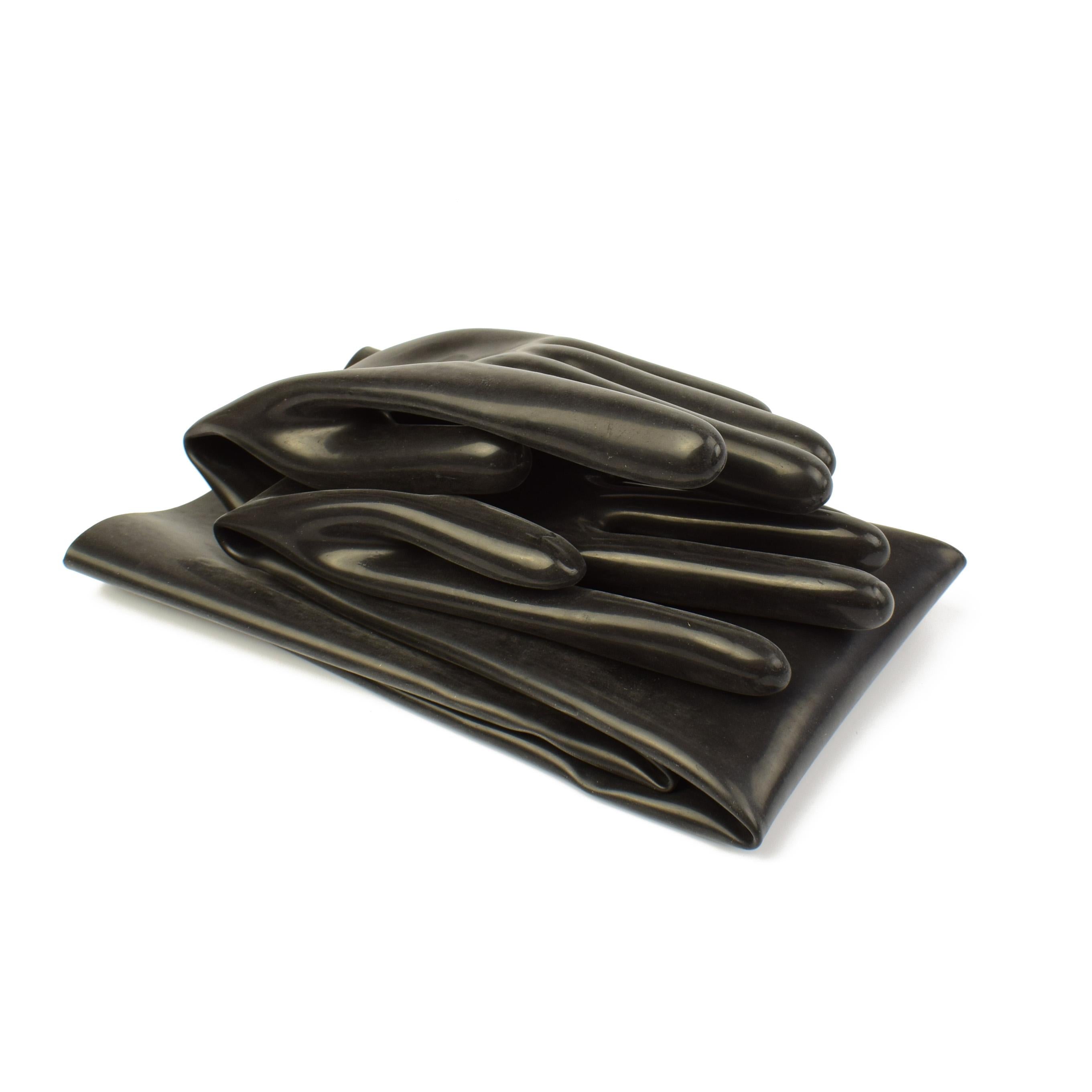 Latex Handschuhe lang extra dick - Rubberfashion Sexy Rubber Gloves - Sex Latexhandschuhe für Damen und Herren Paar