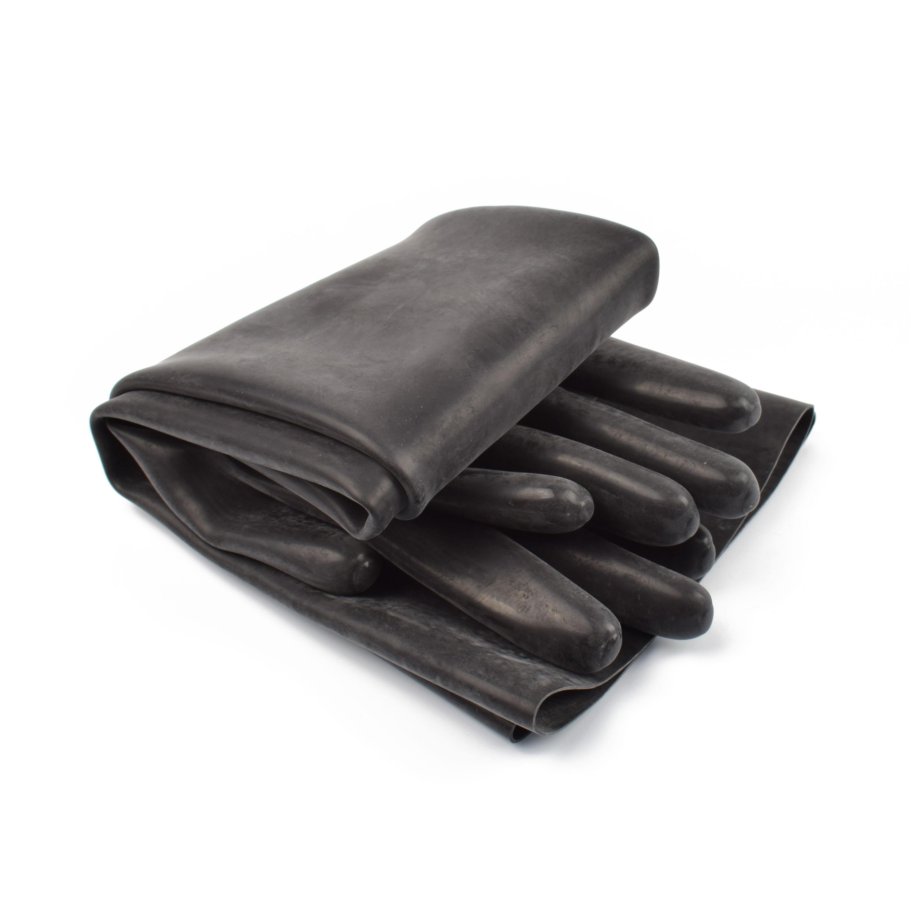 Latex Handschuhe lang extra dick - Rubberfashion Sexy Rubber Gloves - Sex Latexhandschuhe für Damen und Herren Paar