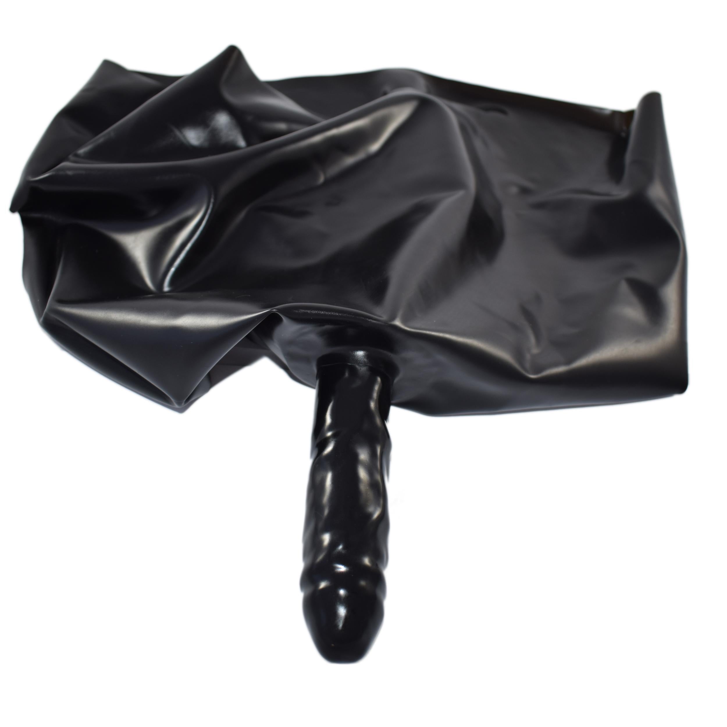 Rubberfashion Latex Slip - kurzer sexy Rubber Slip - Latex Pants mit Anal-Dildo - Latex Dessous Damen und Rubberfashion Latex Slip - kurzer sexy Rubber Slip - Latex Pants mit Anal-Dildo - Latex Dessous Damen und