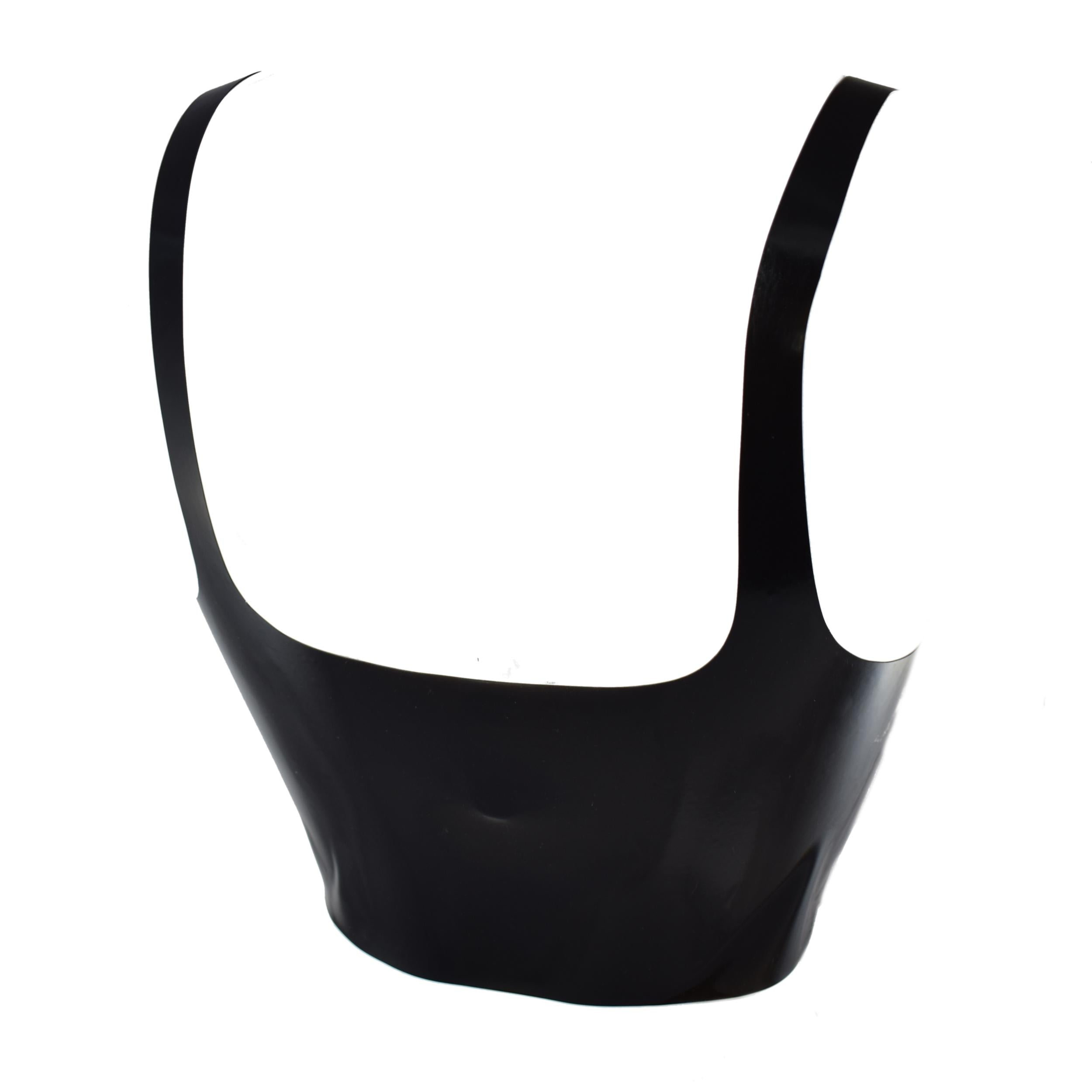 Rubberfashion Latex Oberteil kurz - sexy Latex Bustier - Rubber Shirt für Damen und Herren