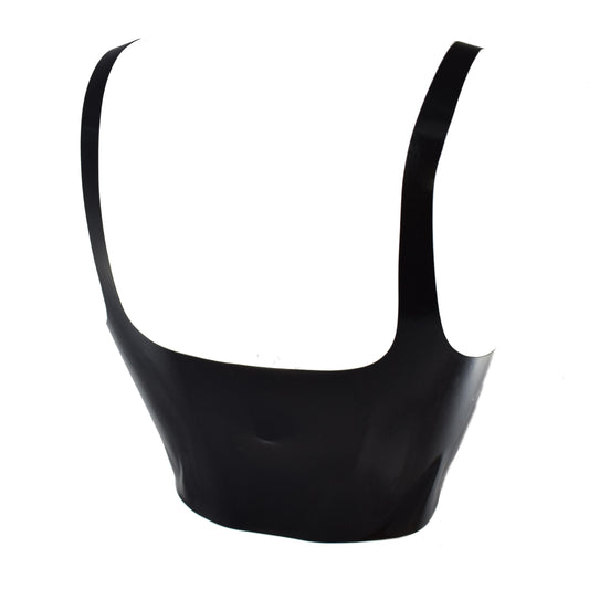 Rubberfashion Latex Oberteil kurz - sexy Latex Bustier - Rubber Shirt für Damen und Herren