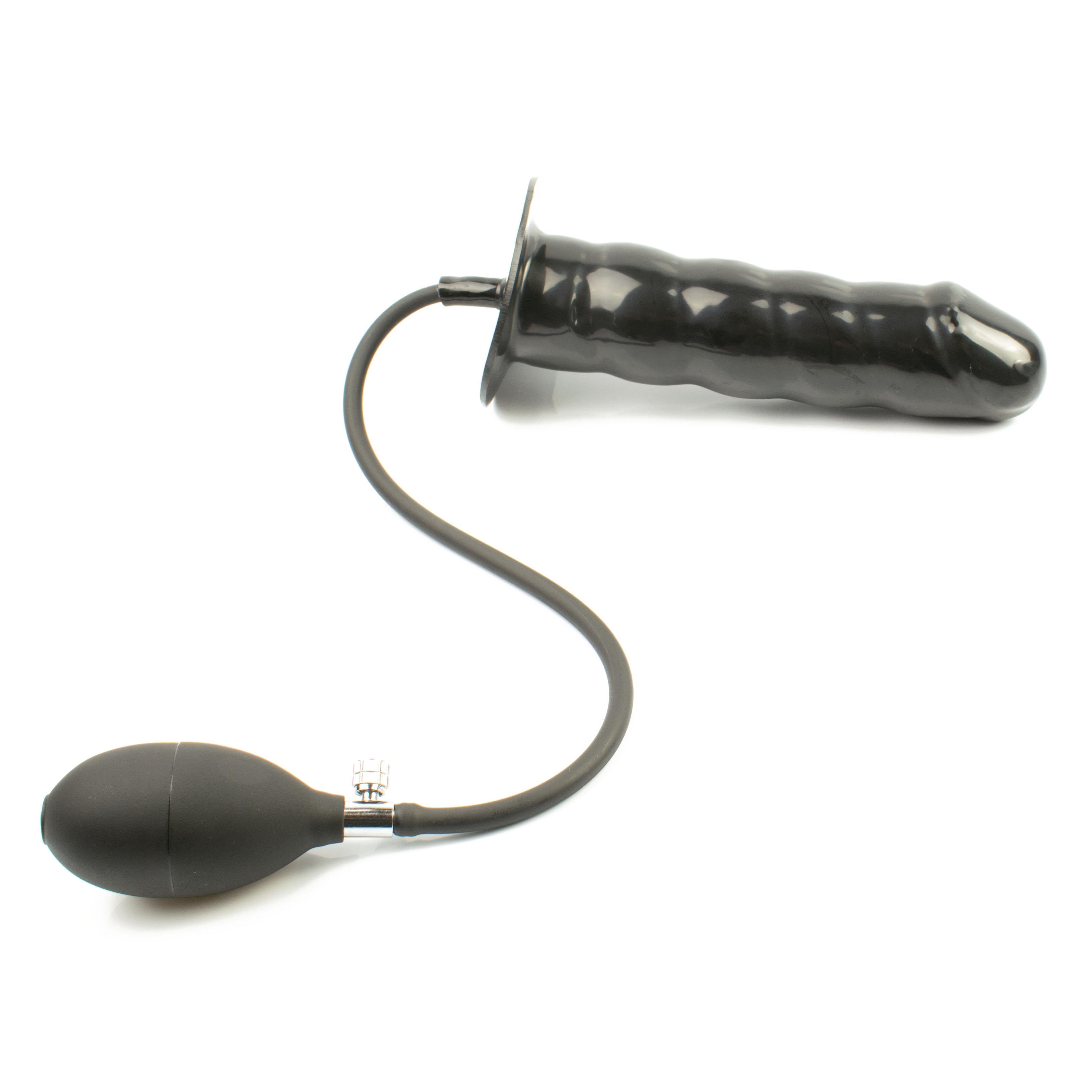 Rubberfashion Latex Dildo - Anal Plug gerippt - Penis aufblasbar gro mit Pumpe fr Frauen und Mnner 21 Rubberfashion Latex Dildo - Anal Plug gerippt - Penis aufblasbar gro mit Pumpe fr Frauen und Mnner 21