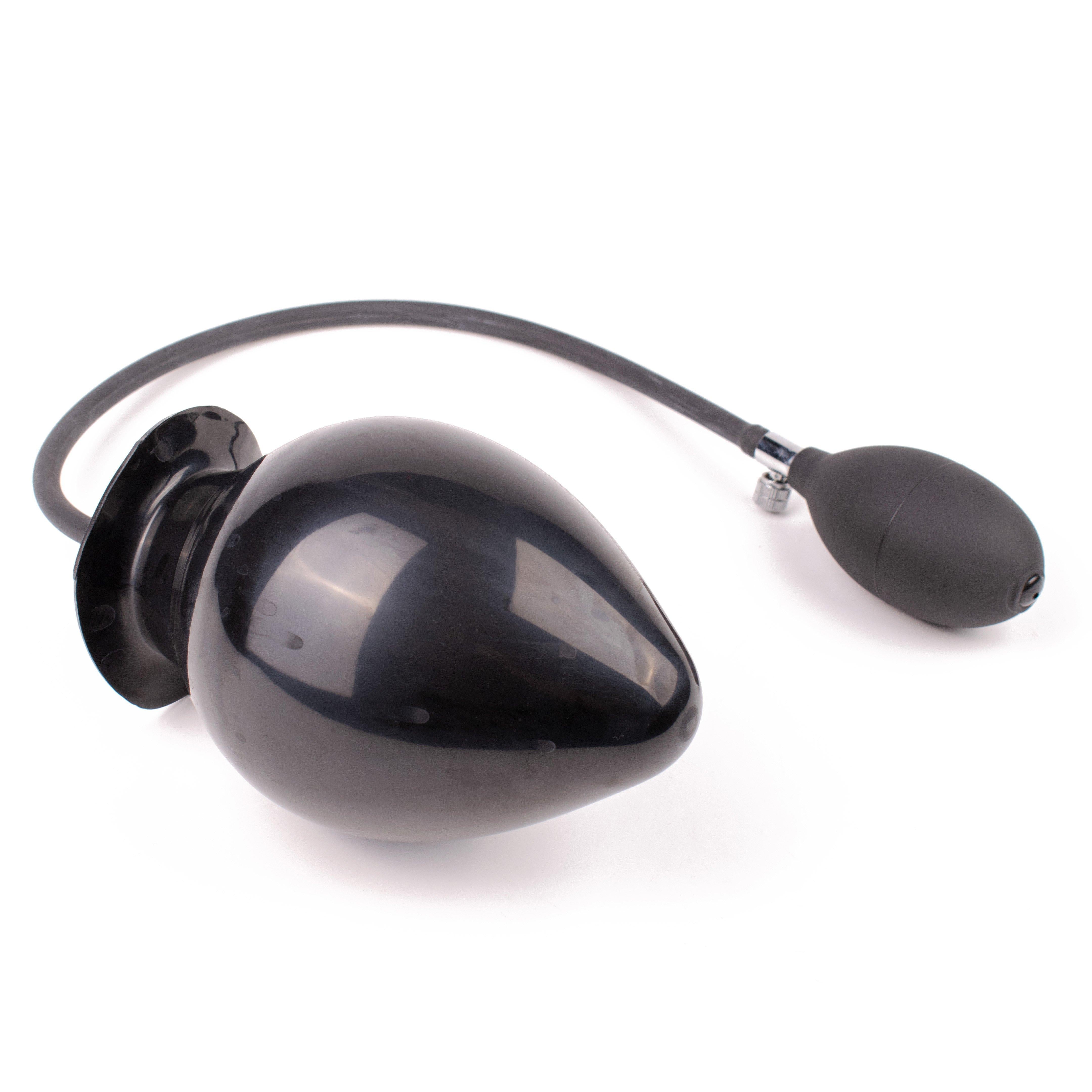 Rubberfashion Latex Analplug aufblasbar gro - aufblasbarer Anal Butt Plug Extrem XXXL - mit Pumpe fr Frauen und Rubberfashion Latex Analplug aufblasbar gro - aufblasbarer Anal Butt Plug Extrem XXXL - mit Pumpe fr Frauen und