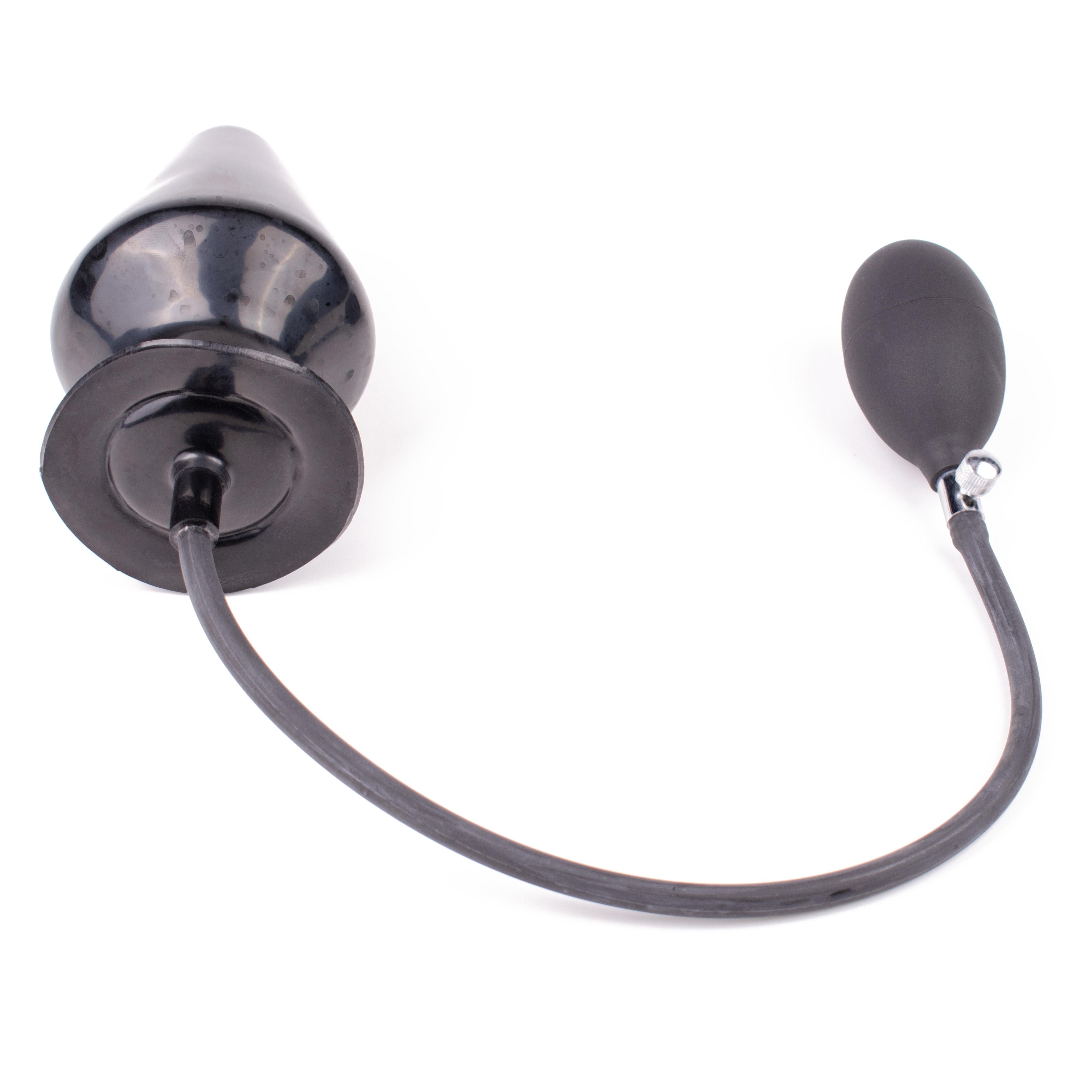 Rubberfashion Latex Analplug aufblasbar gro - aufblasbarer Anal Butt Plug Extrem XXXL - mit Pumpe fr Frauen und Rubberfashion Latex Analplug aufblasbar gro - aufblasbarer Anal Butt Plug Extrem XXXL - mit Pumpe fr Frauen und