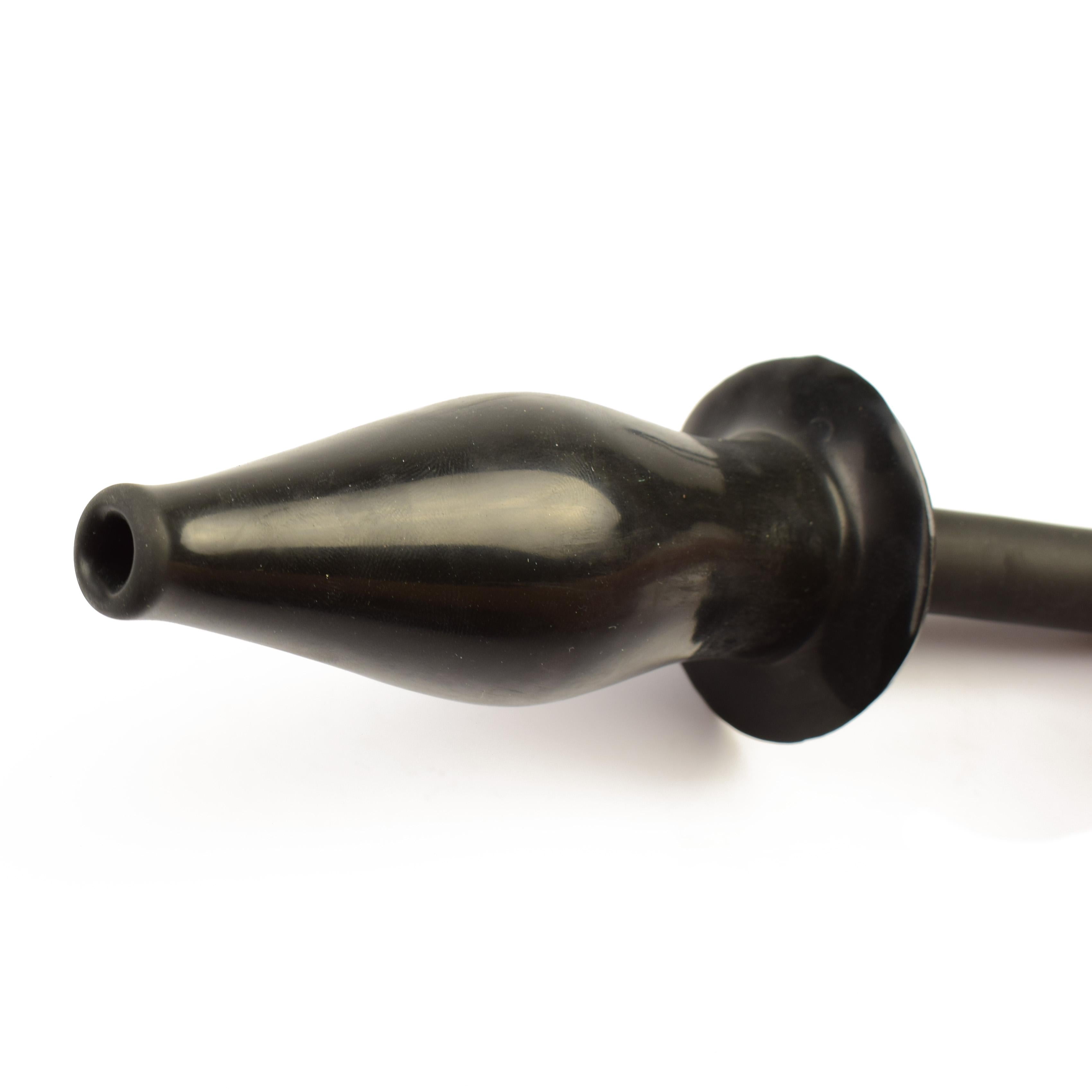 Rubberfashion Latex Butt Plug, Enema Analplug mit Prservativ extra dick - Anal Sex Dildo fr Mnner, Frauen Rubberfashion Latex Butt Plug, Enema Analplug mit Prservativ extra dick - Anal Sex Dildo fr Mnner, Frauen