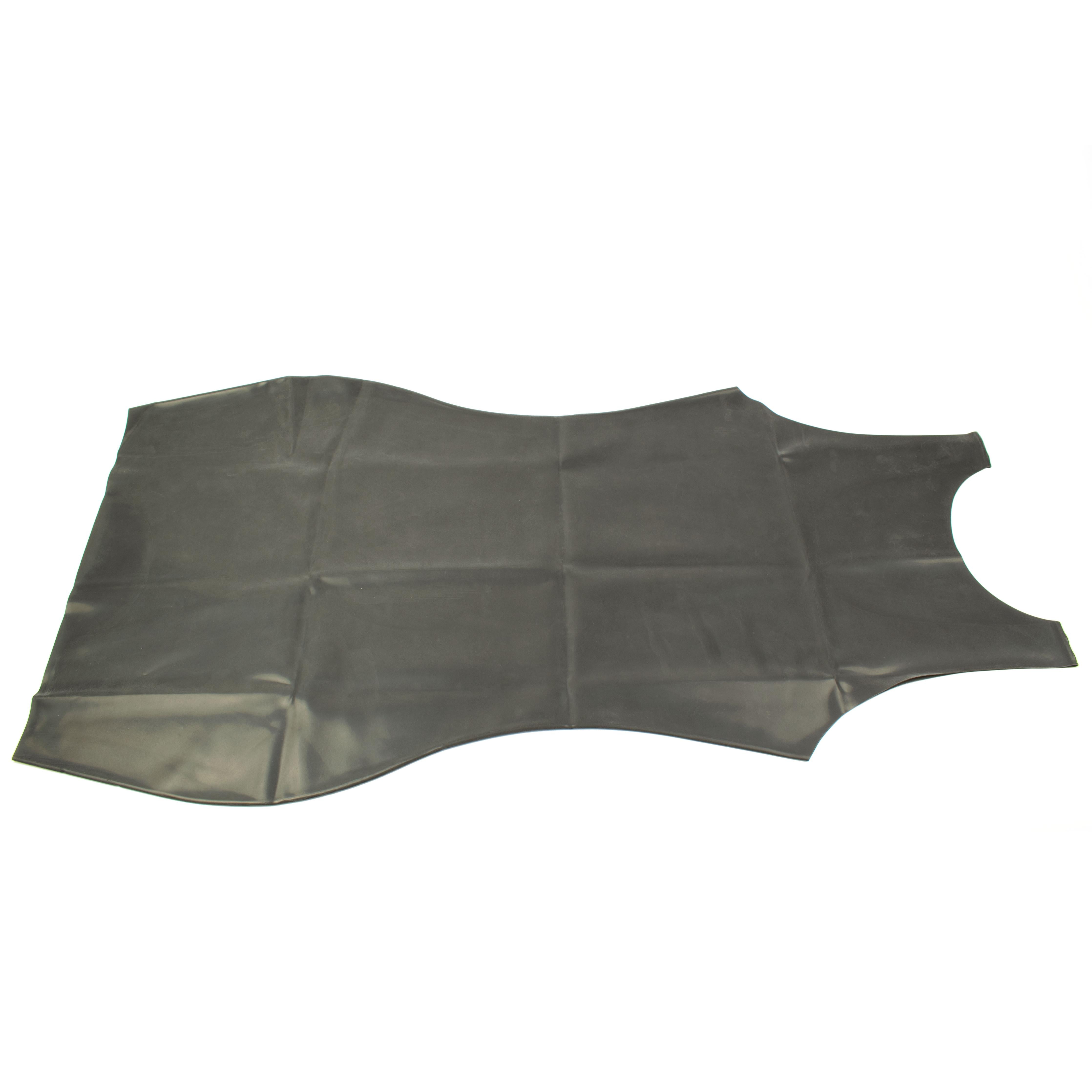 Rubberfashion Latex Mini Kleid - Latexkleid kurz - Arm frei mit Trägern und V-Ausschnitt - sexy Frauen Kleider für Damen