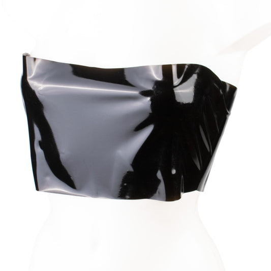 Rubberfashion Latex Oberteil kurz - sexy Latex Bustier - Rubber Boobtube oder knapper Latex Rock