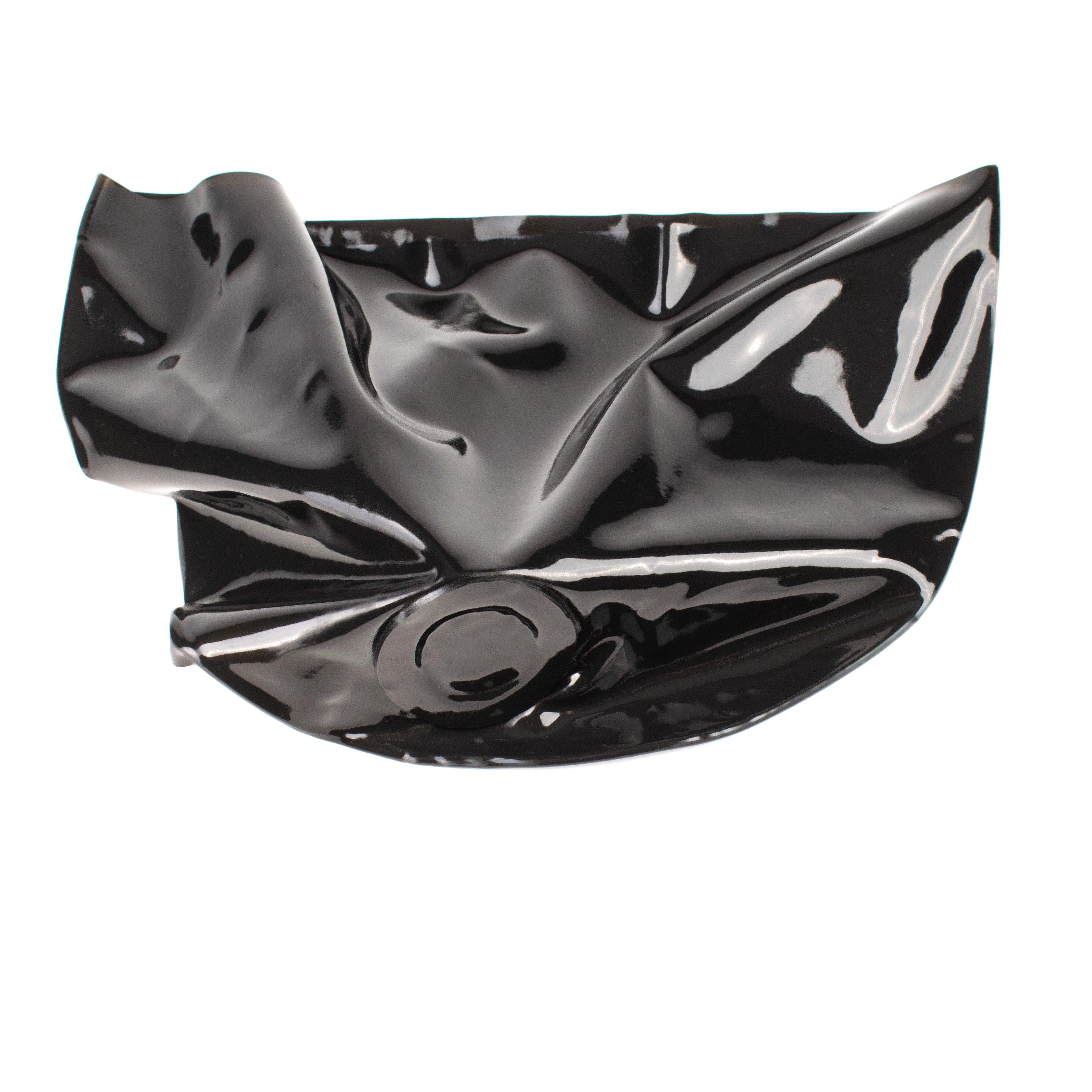 Rubberfashion Latex Slip - kurzer sexy Rubber Slip - Latex Pants mit Anal-Dildo - Latex Dessous Damen und Herren