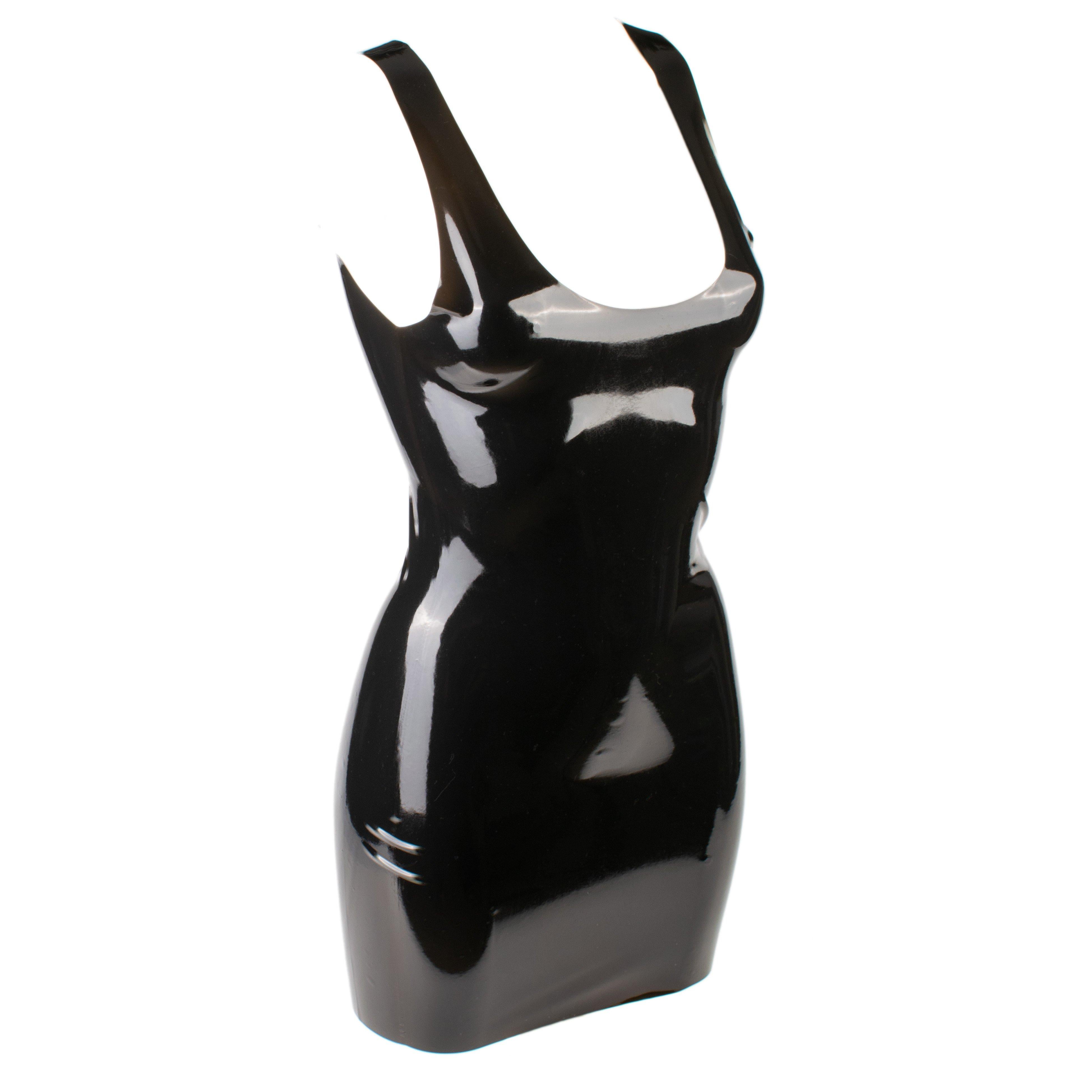 Rubberfashion Latex Minikleid Latexkleid Kurz Arm Frei Mit Tr gern rubberfashion-latex-minikleid-latexkleid-kurz-arm-frei-mit-tr-gern