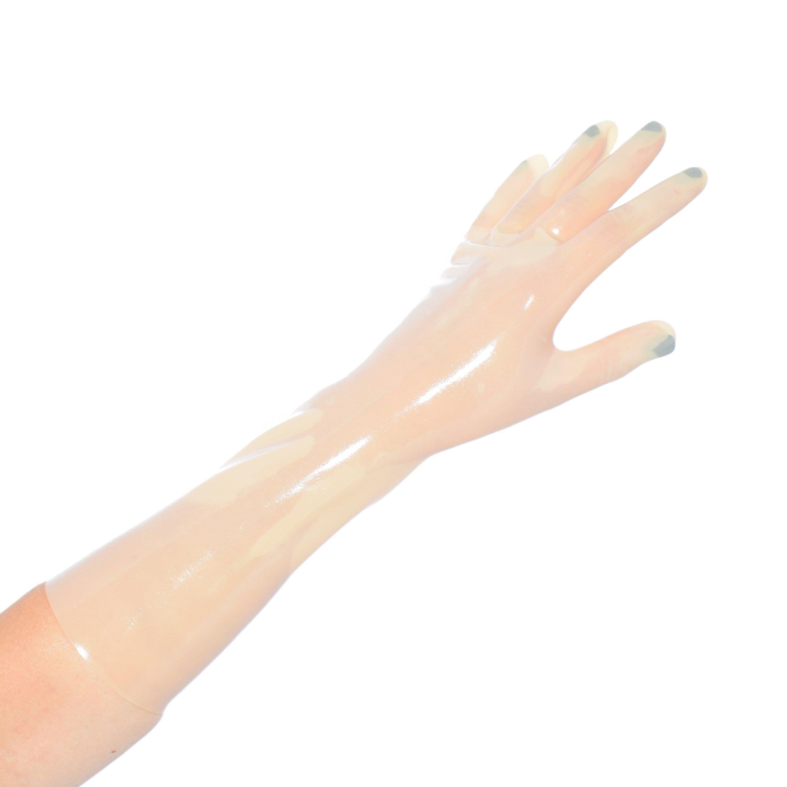 Rubberfashion Latex Handschuhe kurz - Sexy Rubber Gloves - kurze Latexhandschuhe bis Handgelenk für Damen und Herren