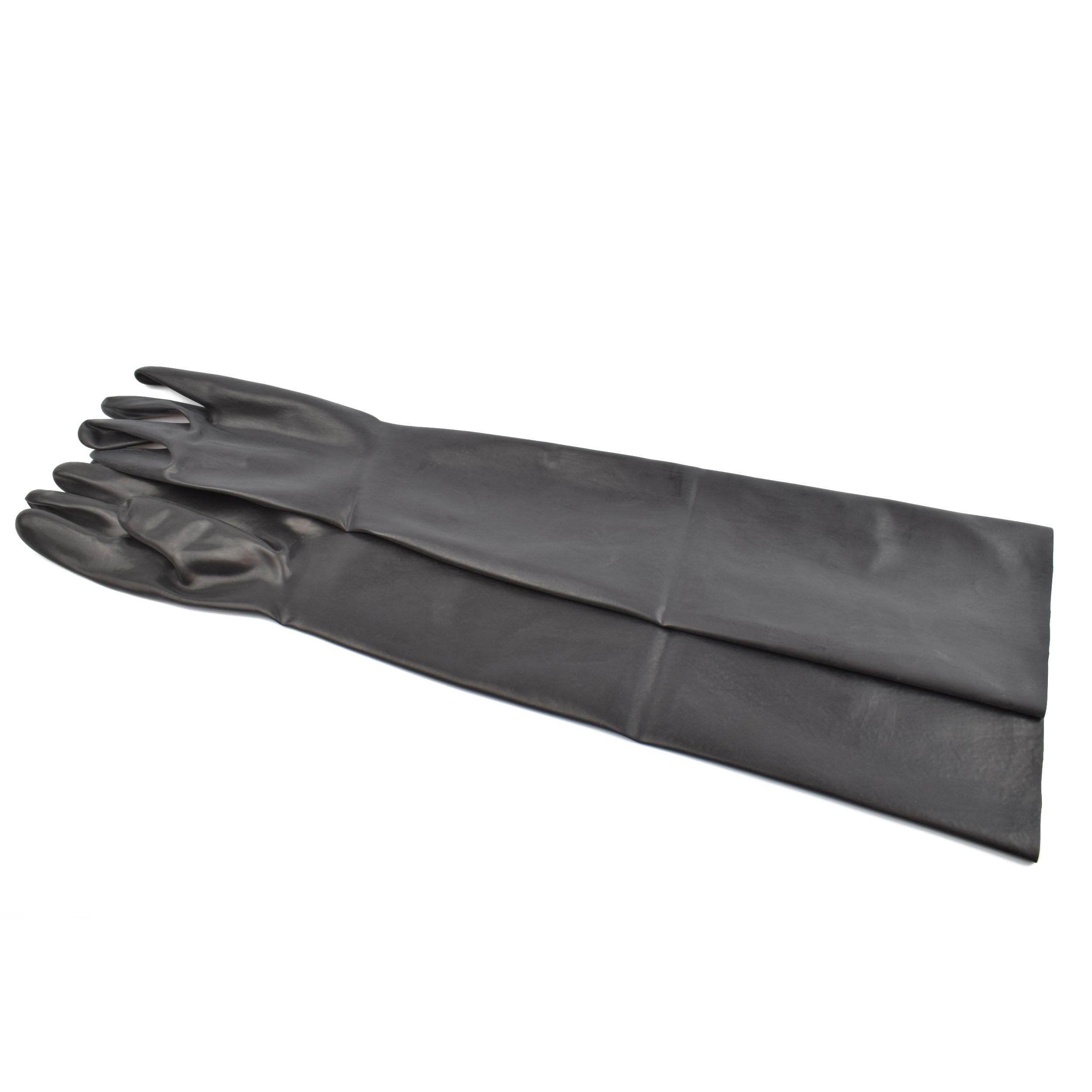 Rubberfashion lange Latex Handschuhe - Latexhandschuhe lang bis zum Oberarm für Damen und Herren Paar