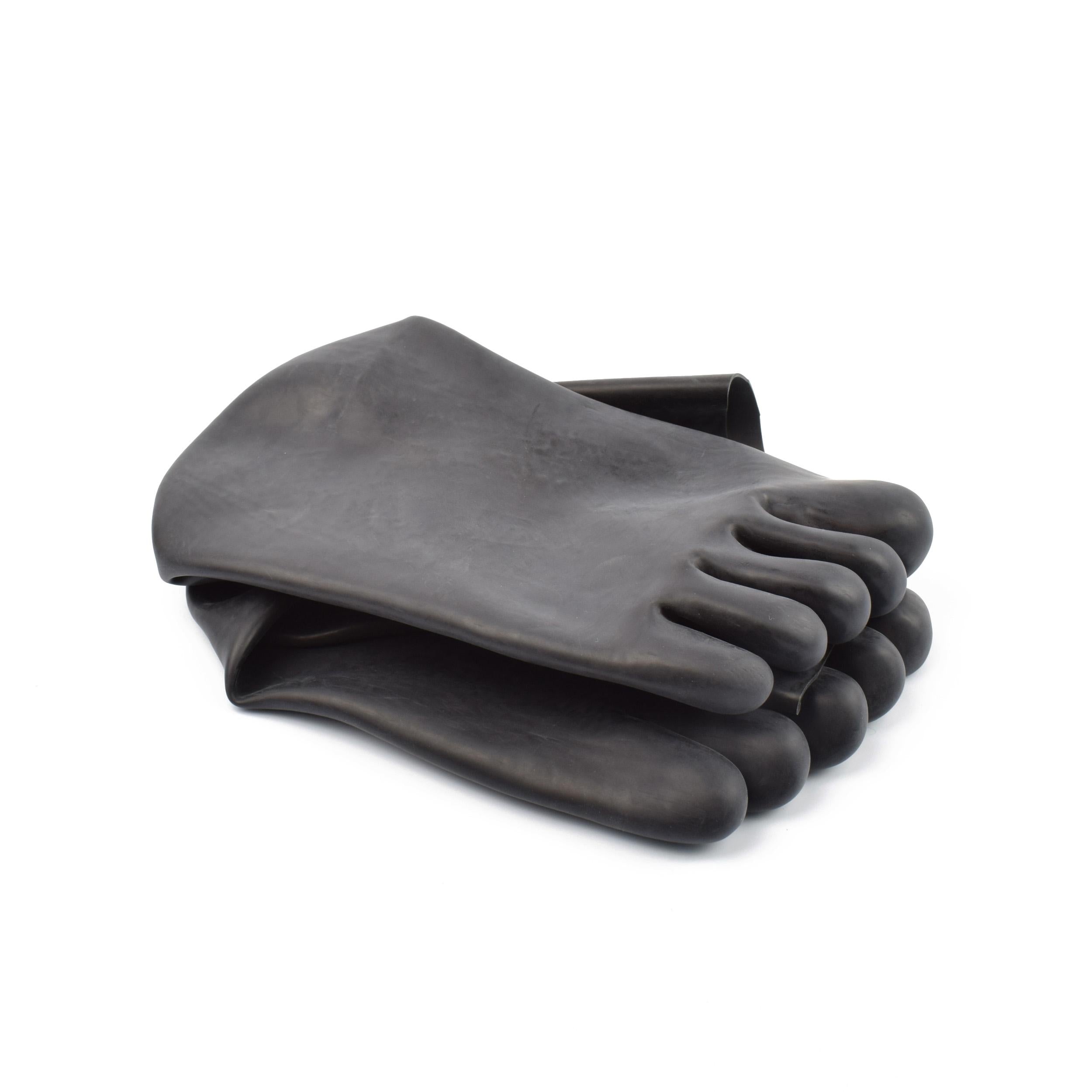 Rubberfashion Sexy Latex Zehen Socken kurz - extra dicke -Zehensocken knöchel lang - Latex Strümpfe für Damen und Herren