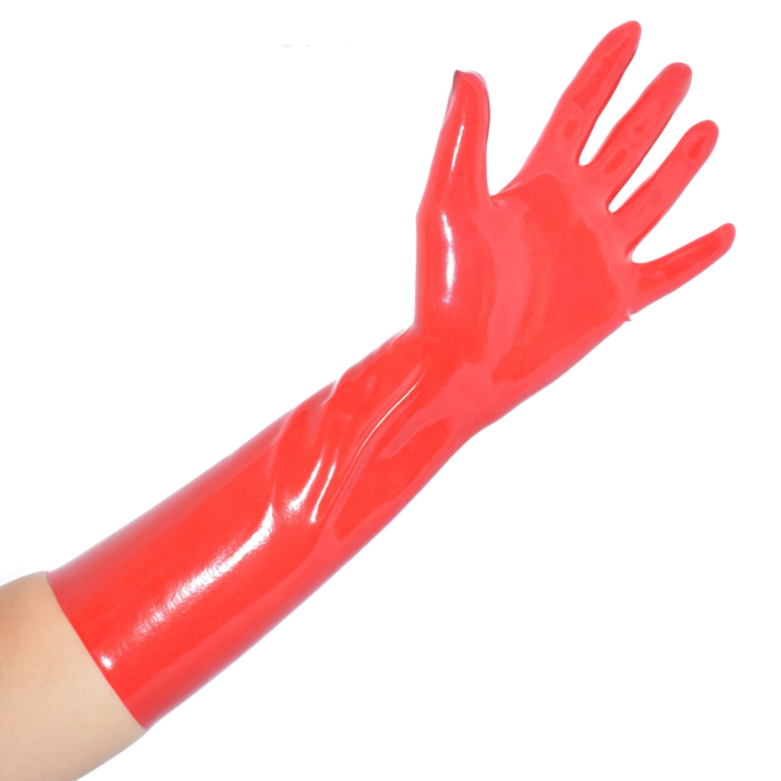 Rubberfashion Latex Handschuhe kurz - Heavy Rubber Gloves - kurze LatexHandschuhe bis Handgelenk für Damen und Herren