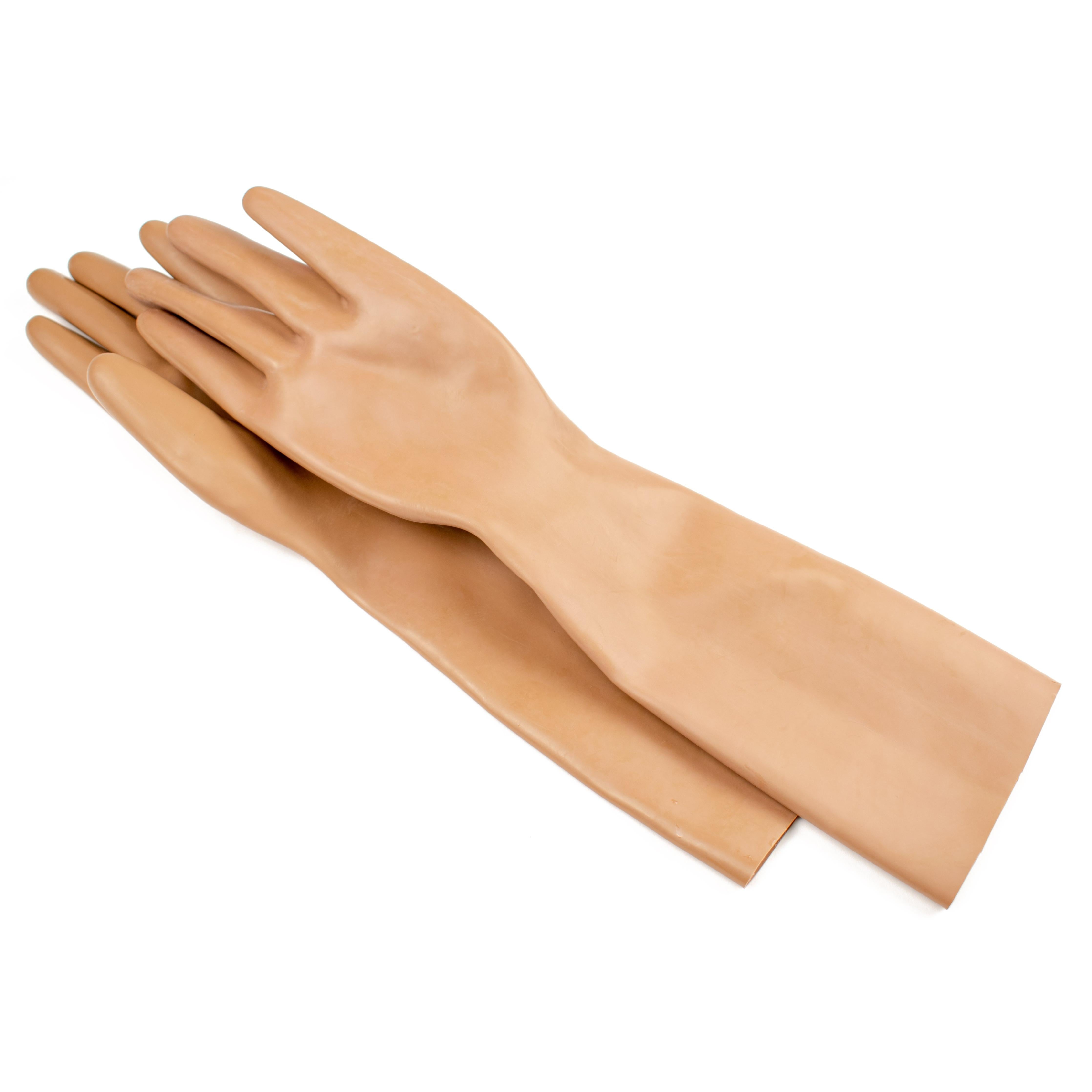 Rubberfashion Latex Handschuhe kurz - Heavy Rubber Gloves - kurze LatexHandschuhe bis Handgelenk für Damen und Herren