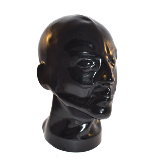 Rubberfashion Latex Maske - Latexmaske Fantomas - Öffnungen für Nase und Reißverschluss Damen und Herren