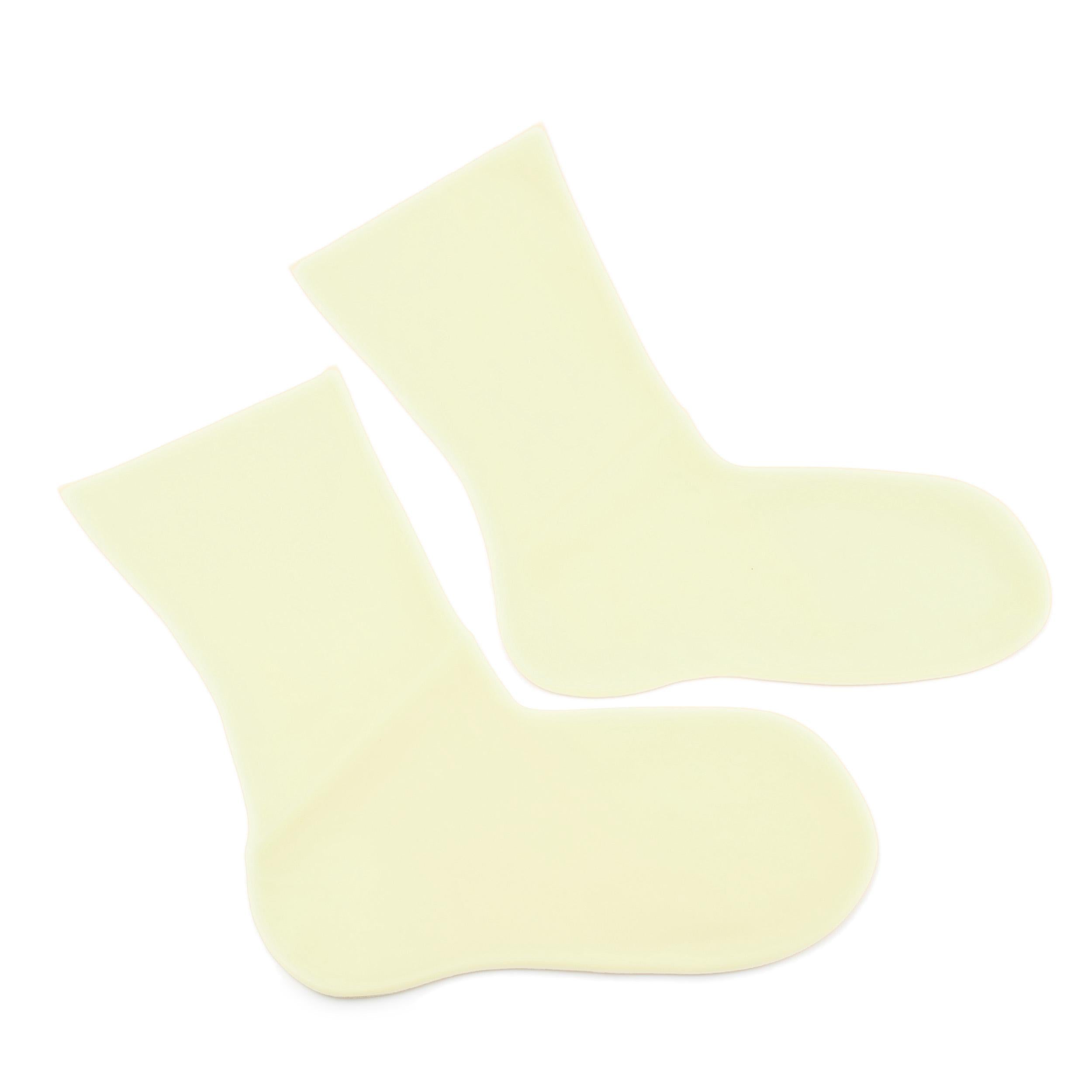 Rubberfashion Sexy Latex Socken kurz - extra dick - Rubber Latexsocken Knöchel lang - Latex Strümpfe für Damen und Herren