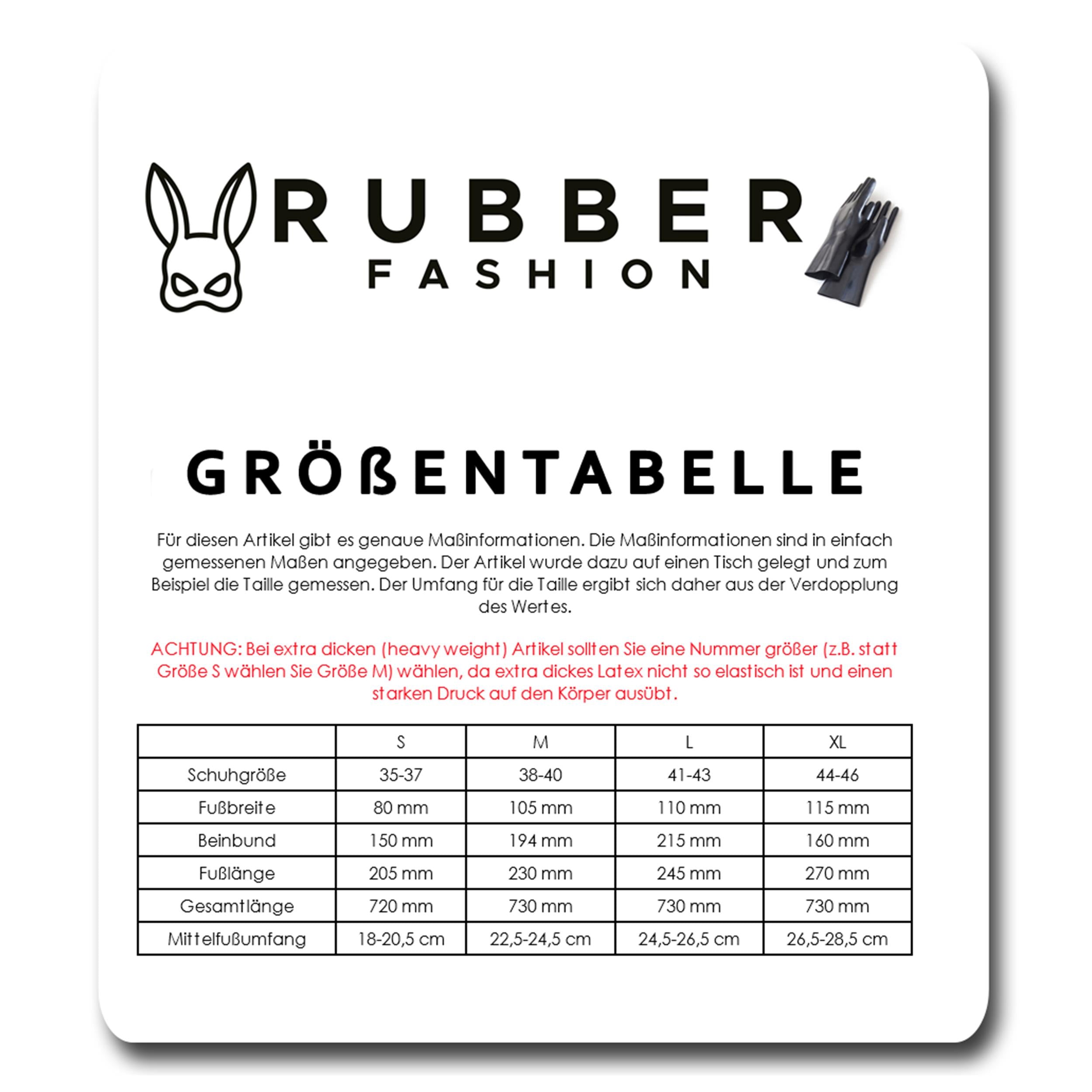 Latex Strümpfe Lang - Heavy Rubber Overknees