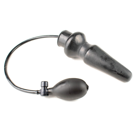 Rubberfashion Latex Butt Plug - Anal Plug XL - Inflatable Anal Plug with Pump for Women and Men