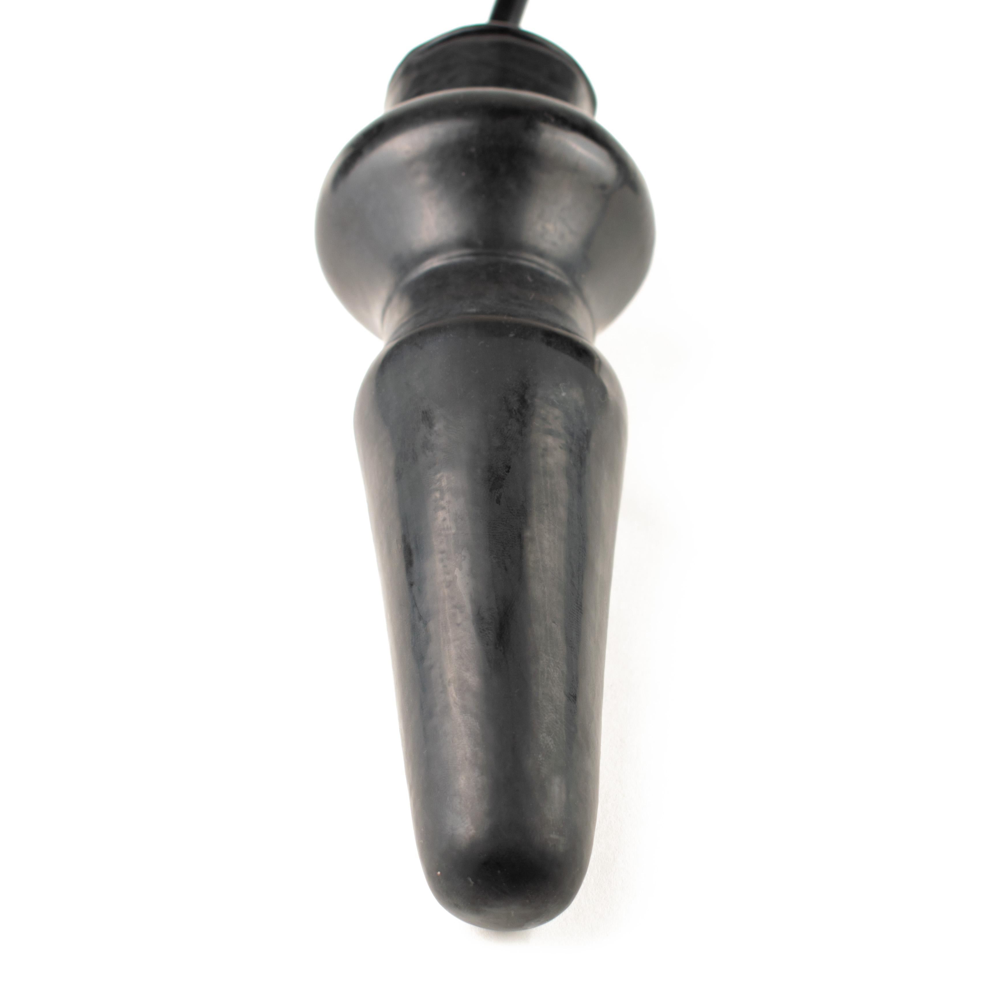 Rubberfashion Latex Butt Plug - Anal Plug XL - aufblasbarer Analplug mit Pumpe für Frauen und Männer