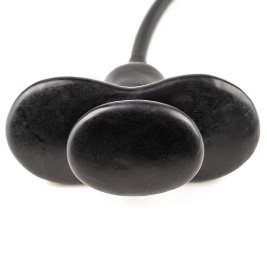 Rubberfashion Latex Knebel - Mundknebel aufblasbar - Gag Butterfly für Damen und Herren