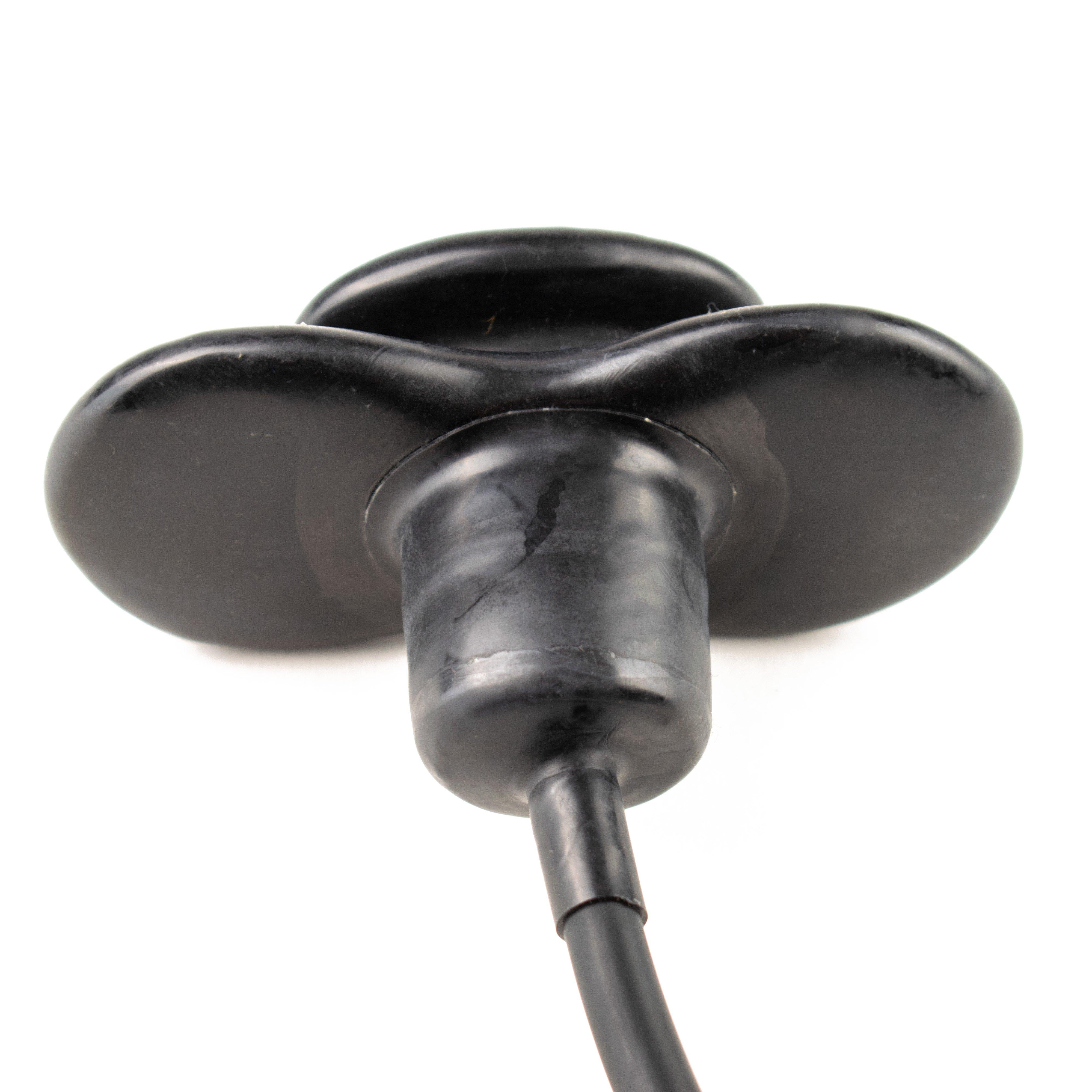 Rubberfashion Latex Knebel - Mundknebel aufblasbar - Gag Butterfly für Damen und Herren