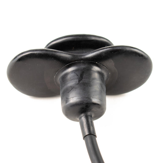 Rubberfashion Latex Knebel - Mundknebel aufblasbar - Gag Butterfly für Damen und Herren