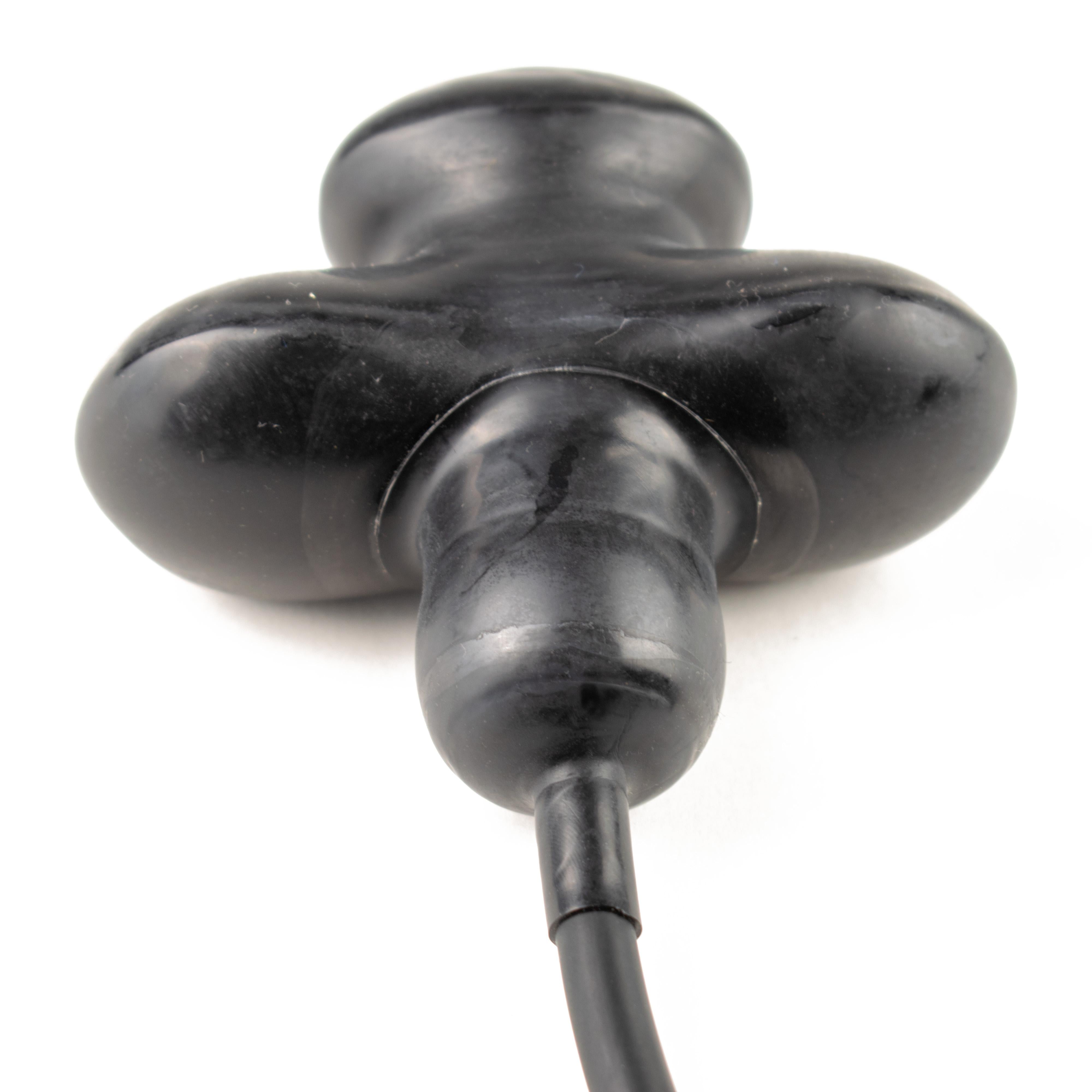 Rubberfashion Latex Knebel - Mundknebel aufblasbar - Gag Butterfly für Damen und Herren