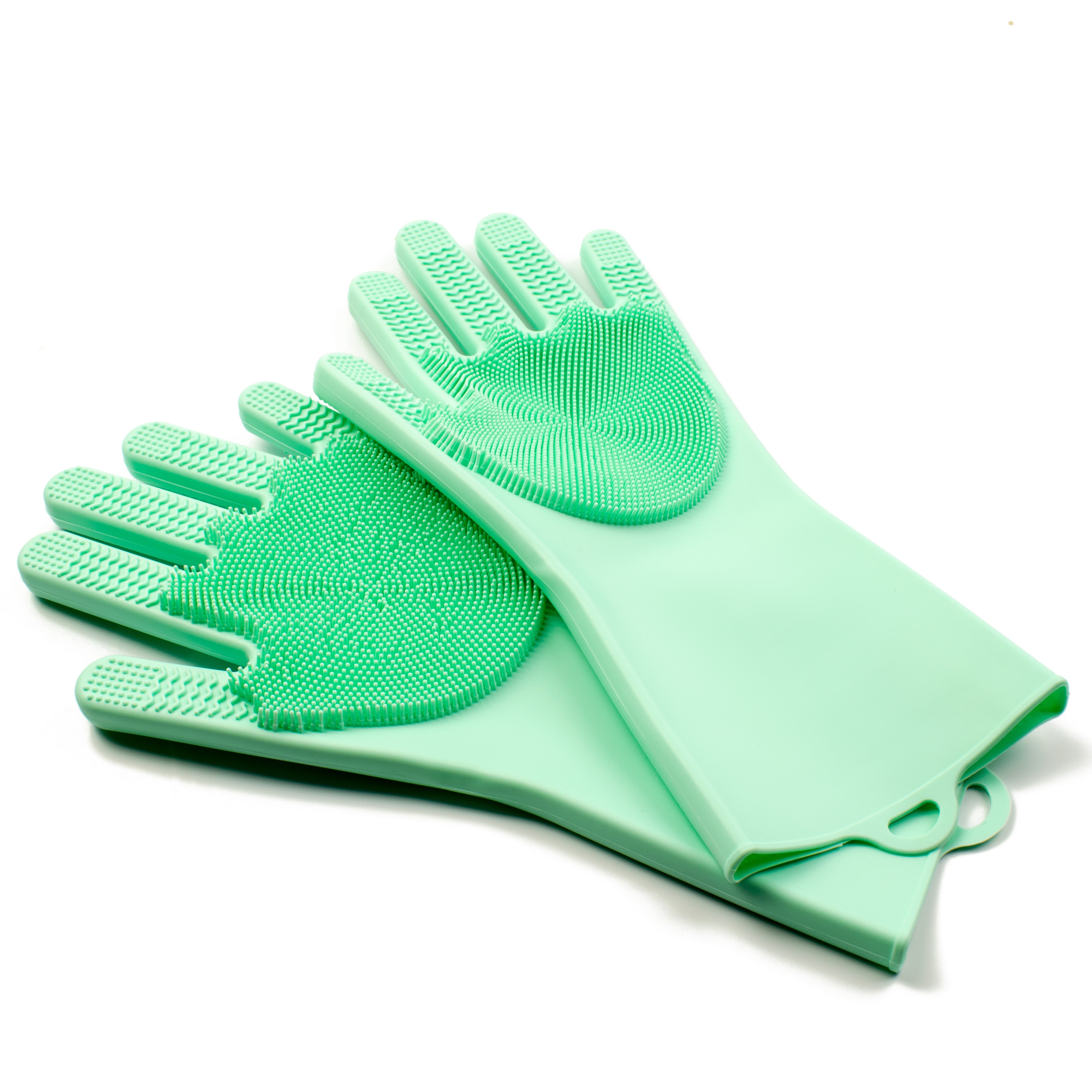 Rubberfashion Silicone Gloves - Massage Gloves - Antibacterial Gloves for Men and Women