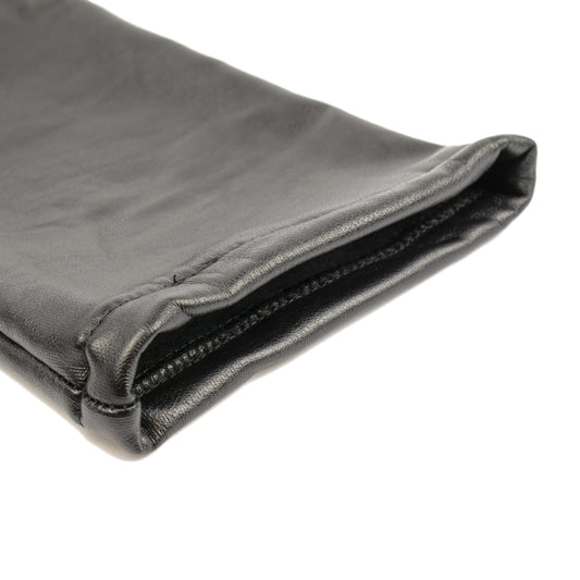 Rubberfashion Leder Damen Winter Thermo Legging - Lederoptik Kunstleder Leggings mit Schritt Reißverschluss - Low Waist Leder Optik Hose