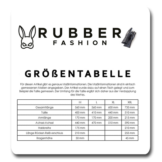 Rubberfashion Lack Hemd - Glanz Lack Kurzarm Tshirt - sexy Shirt für Damen und Herren