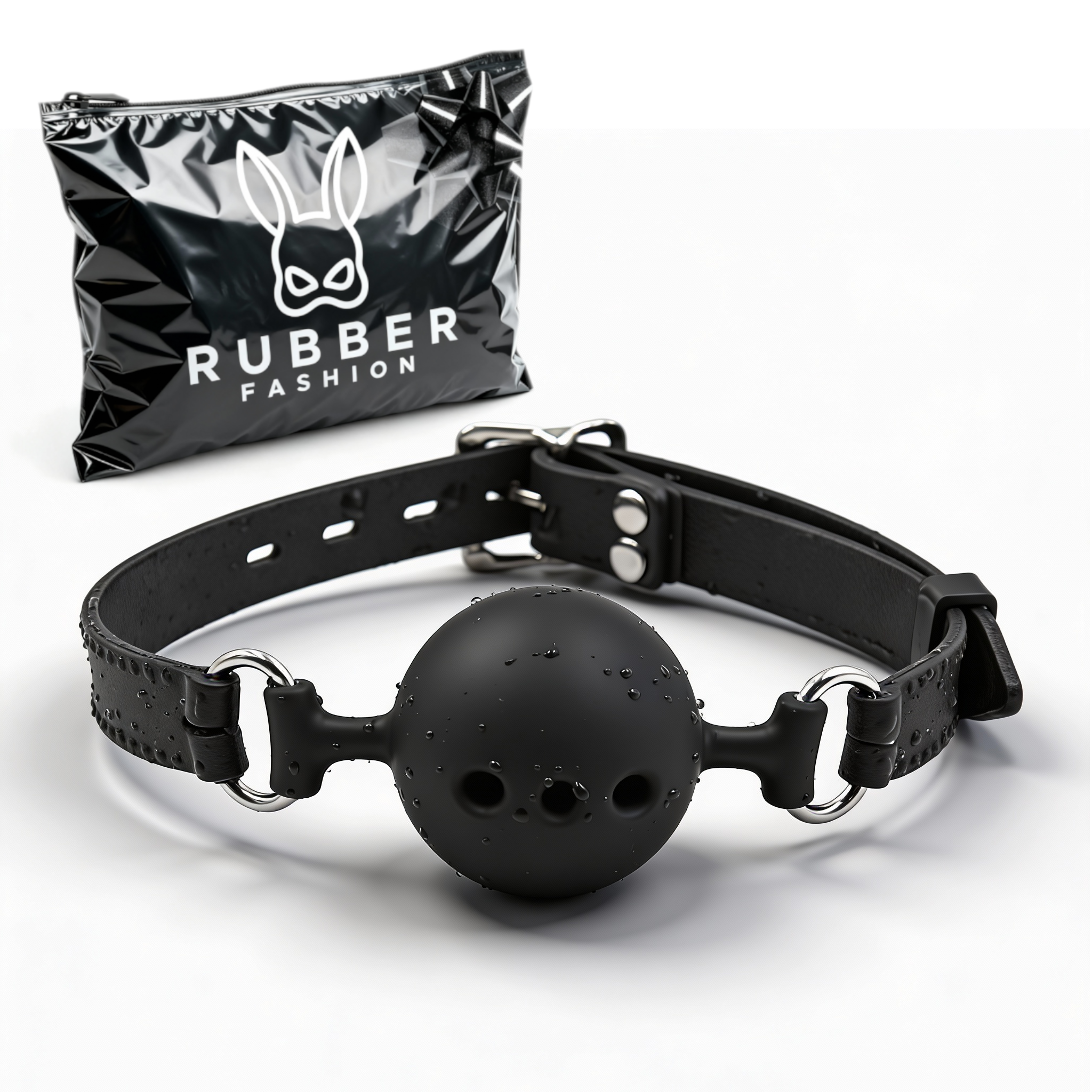 Silikon Ball Gag mit Schloss