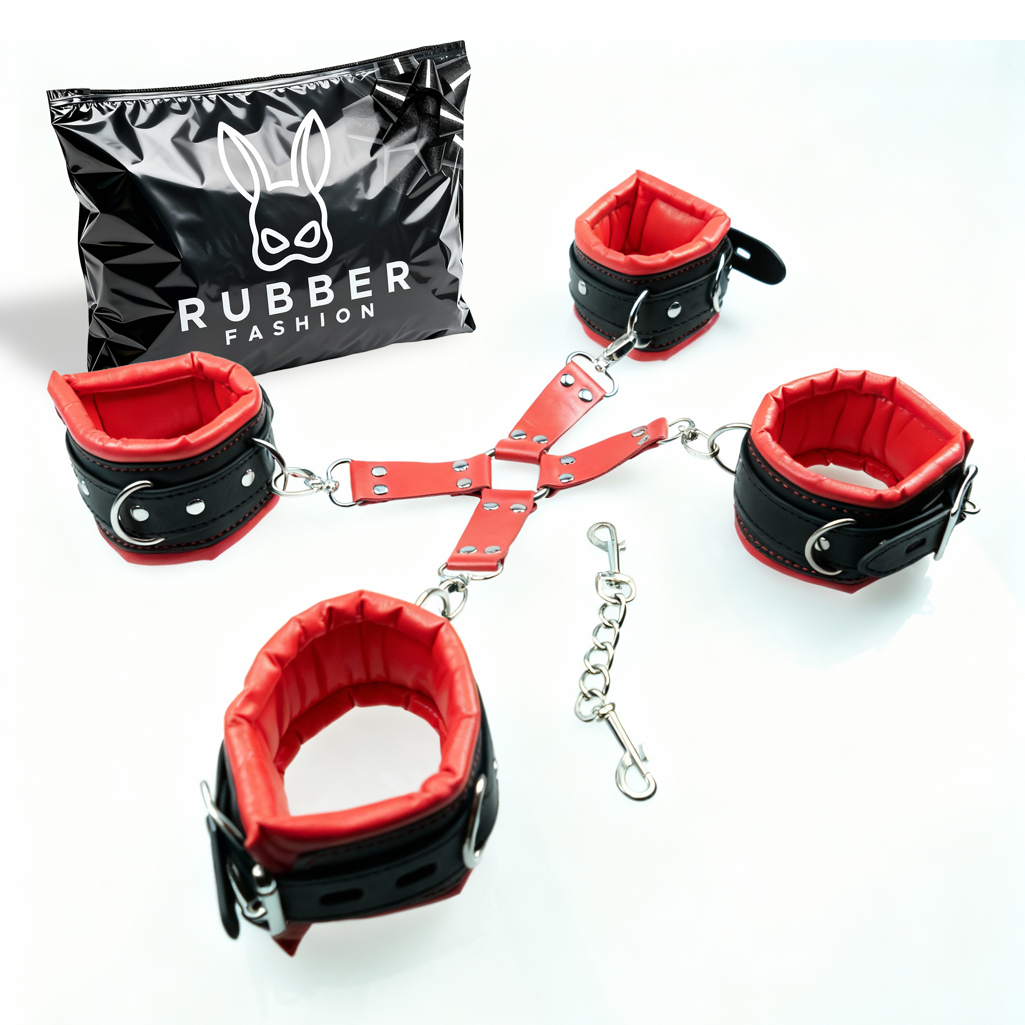 Hand und Fussfesseln SM mit Kreuz